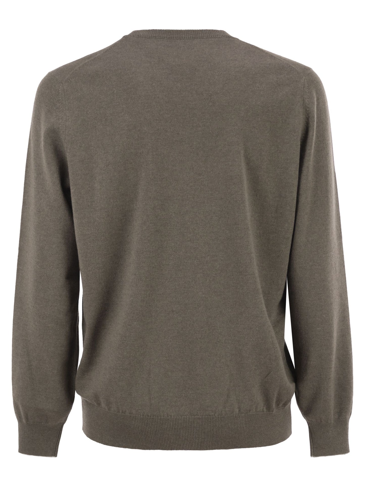 Brunello Cucinelli Men Pure Cashmere Crew-Neck Sweater BRUNELLO CUCINELLI