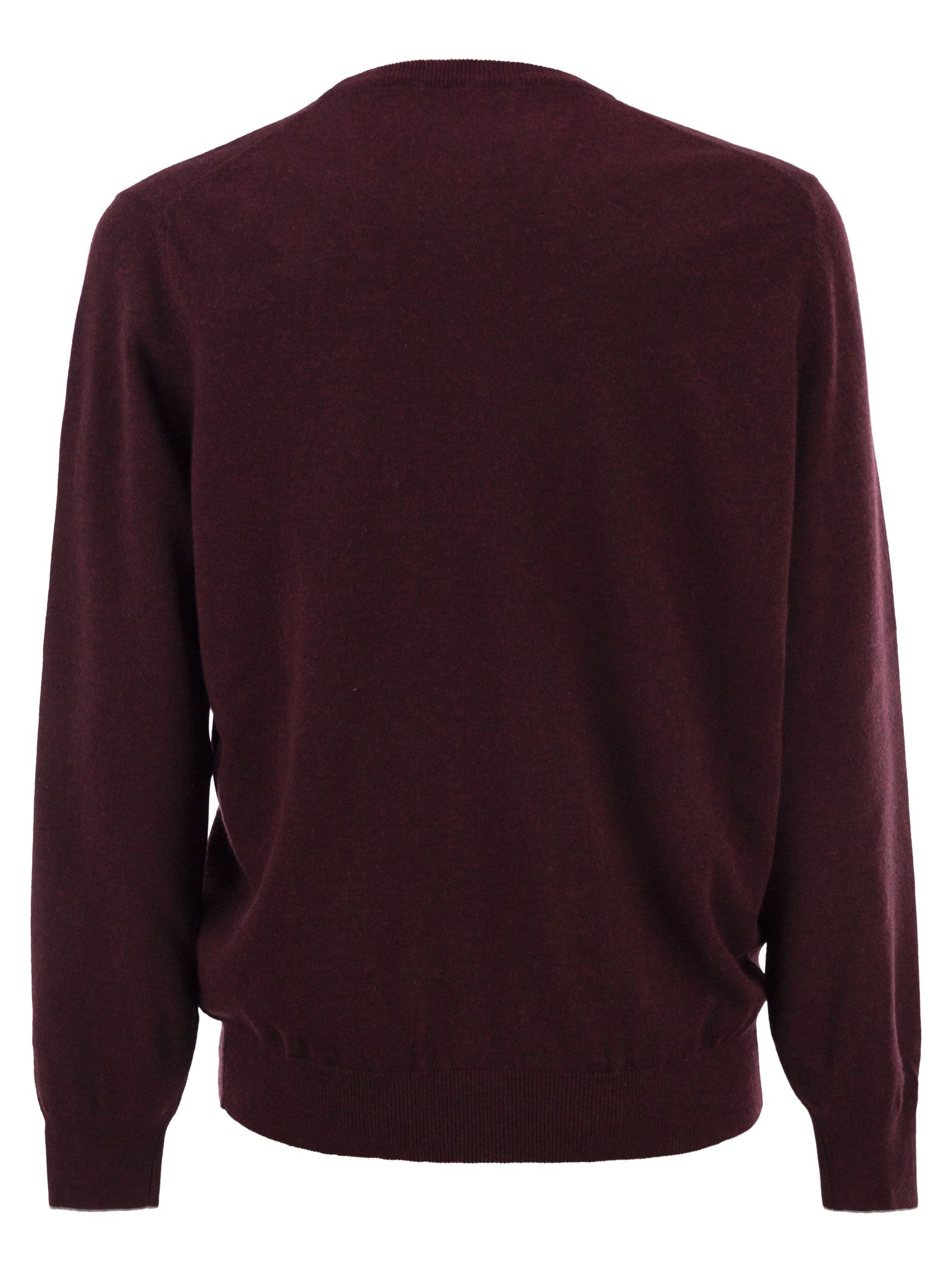 Brunello Cucinelli Men Pure Cashmere Crew-Neck Sweater BRUNELLO CUCINELLI