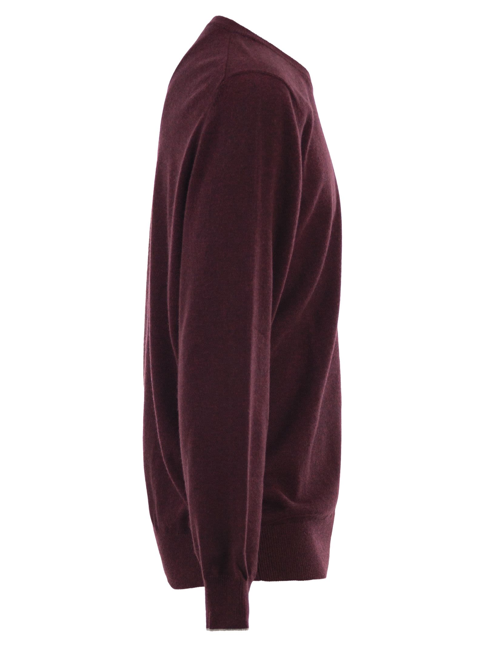 Brunello Cucinelli Men Pure Cashmere Crew-Neck Sweater BRUNELLO CUCINELLI