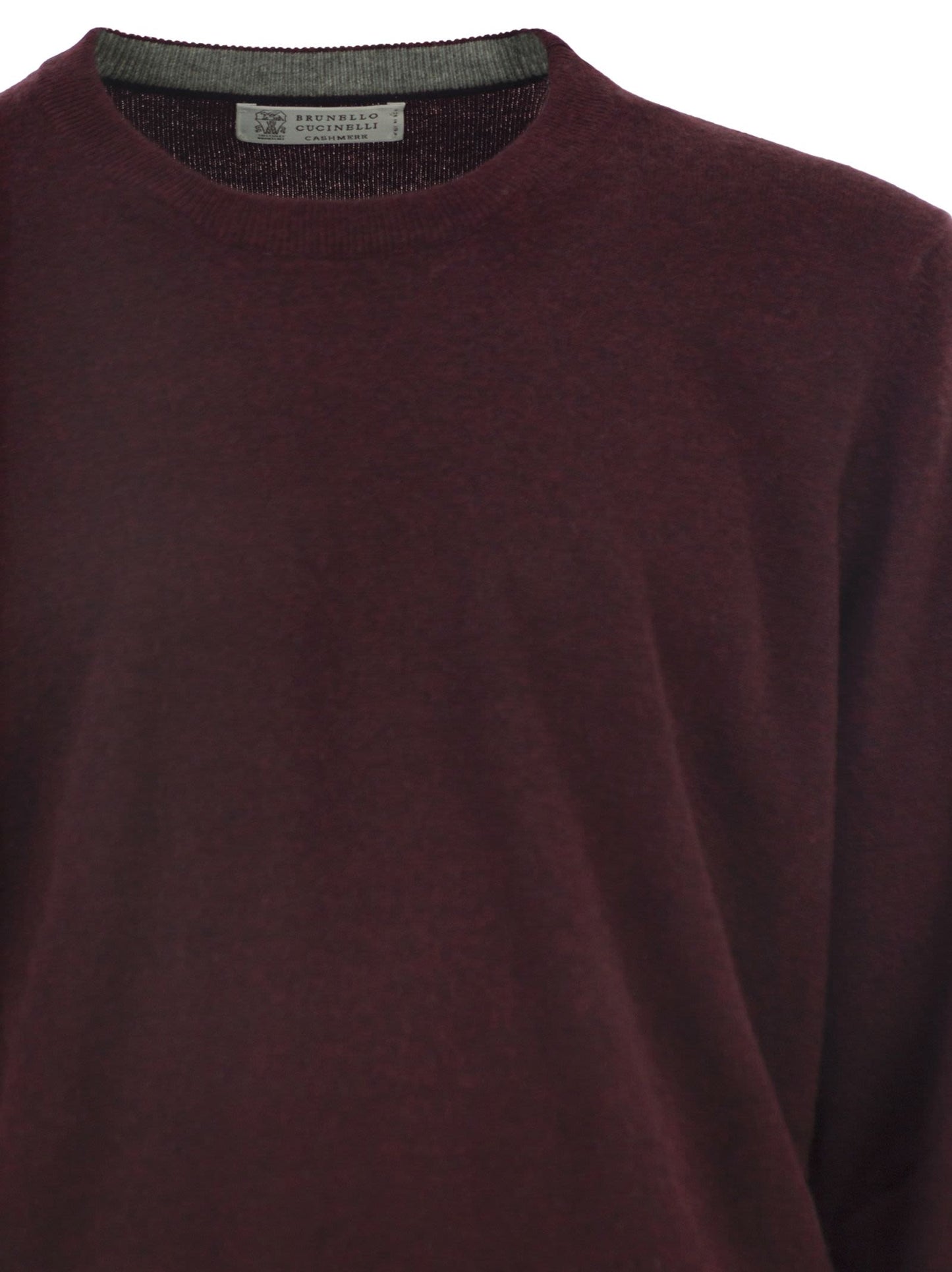 Brunello Cucinelli Men Pure Cashmere Crew-Neck Sweater BRUNELLO CUCINELLI