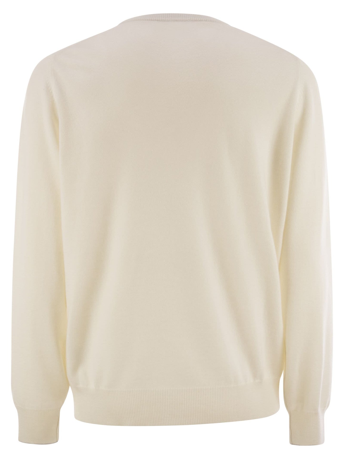 Brunello Cucinelli Men Pure Cashmere Crew-Neck Sweater BRUNELLO CUCINELLI