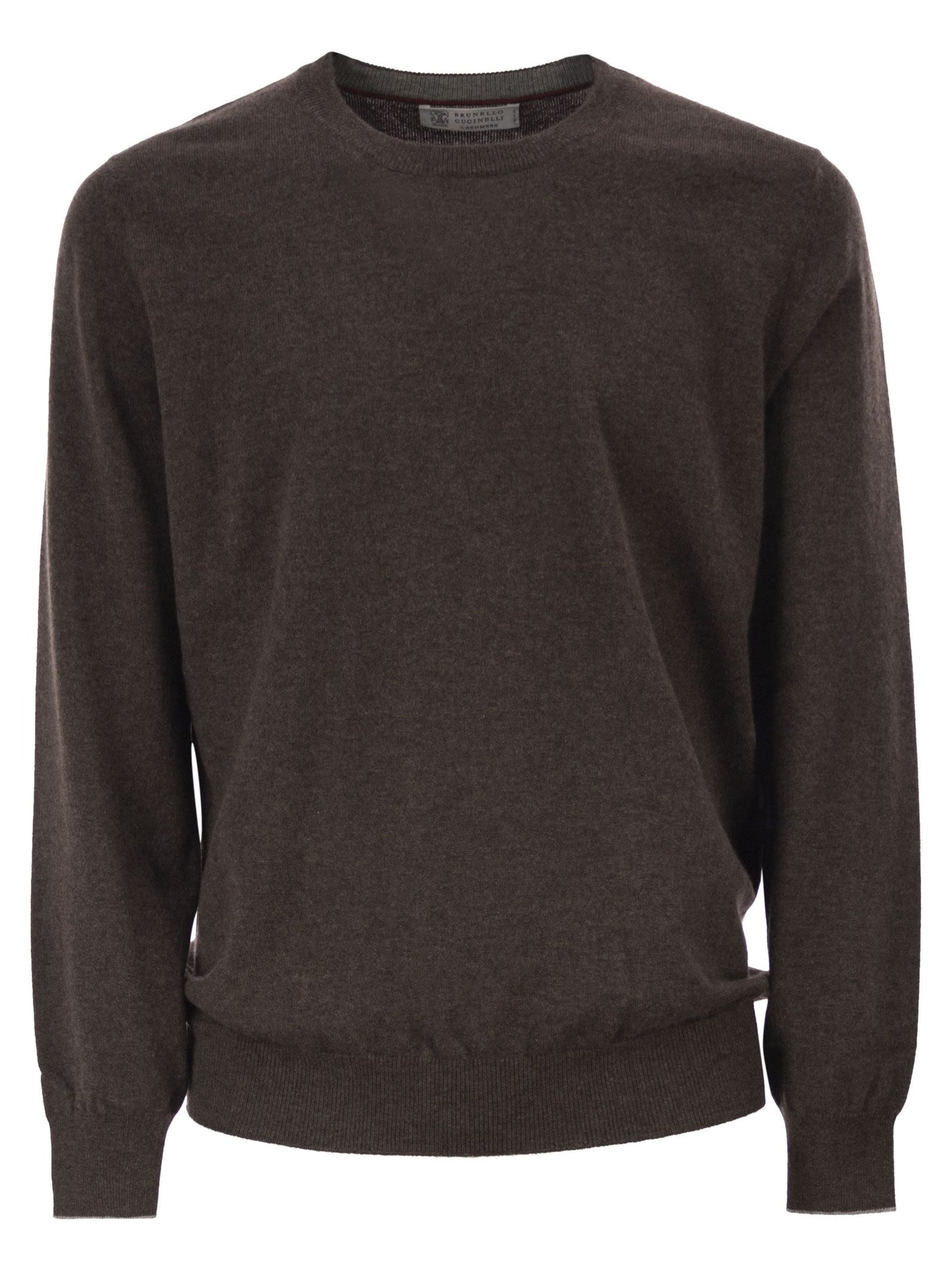 Brunello Cucinelli Men Pure Cashmere Crew-Neck Sweater BRUNELLO CUCINELLI