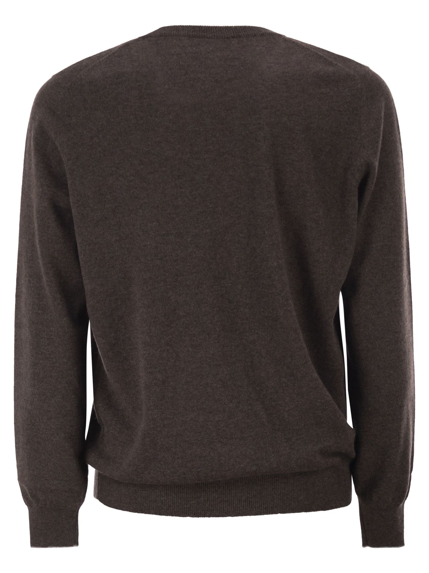 Brunello Cucinelli Men Pure Cashmere Crew-Neck Sweater BRUNELLO CUCINELLI