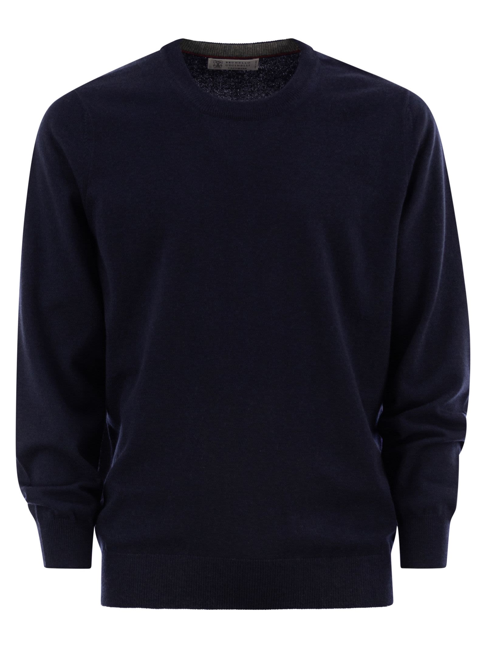Brunello Cucinelli Men Cashmere Sweater Crewneck Knitwear BRUNELLO CUCINELLI