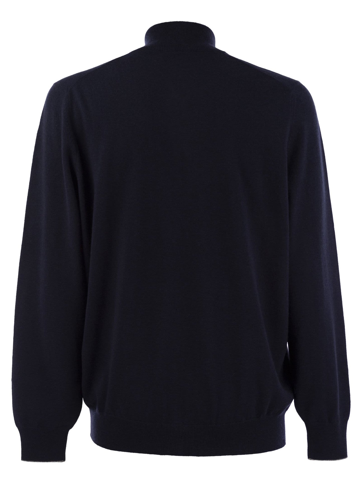 Brunello Cucinelli Men High-Necked Cashmere Cardigan With Zip BRUNELLO CUCINELLI