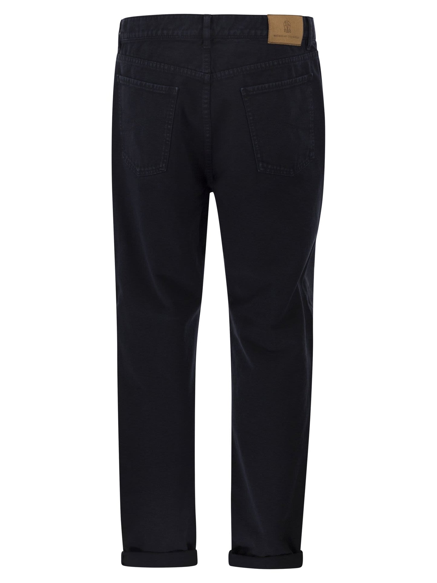 Brunello Cucinelli Men Five-Pocket Cotton Jeans With A Contemporary Silhouette