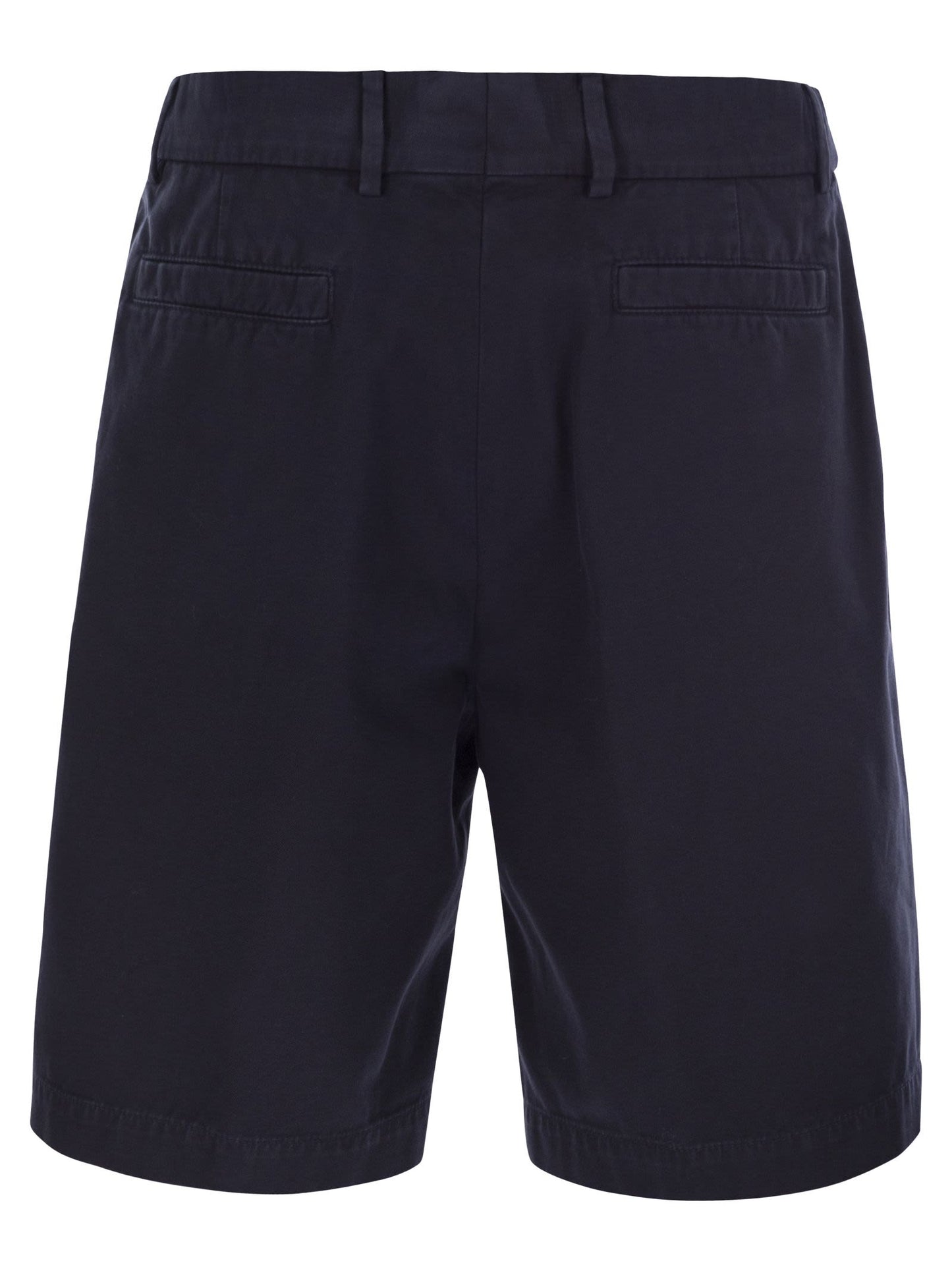 Brunello Cucinelli Men Cotton Gabardine Bermuda Shorts BRUNELLO CUCINELLI