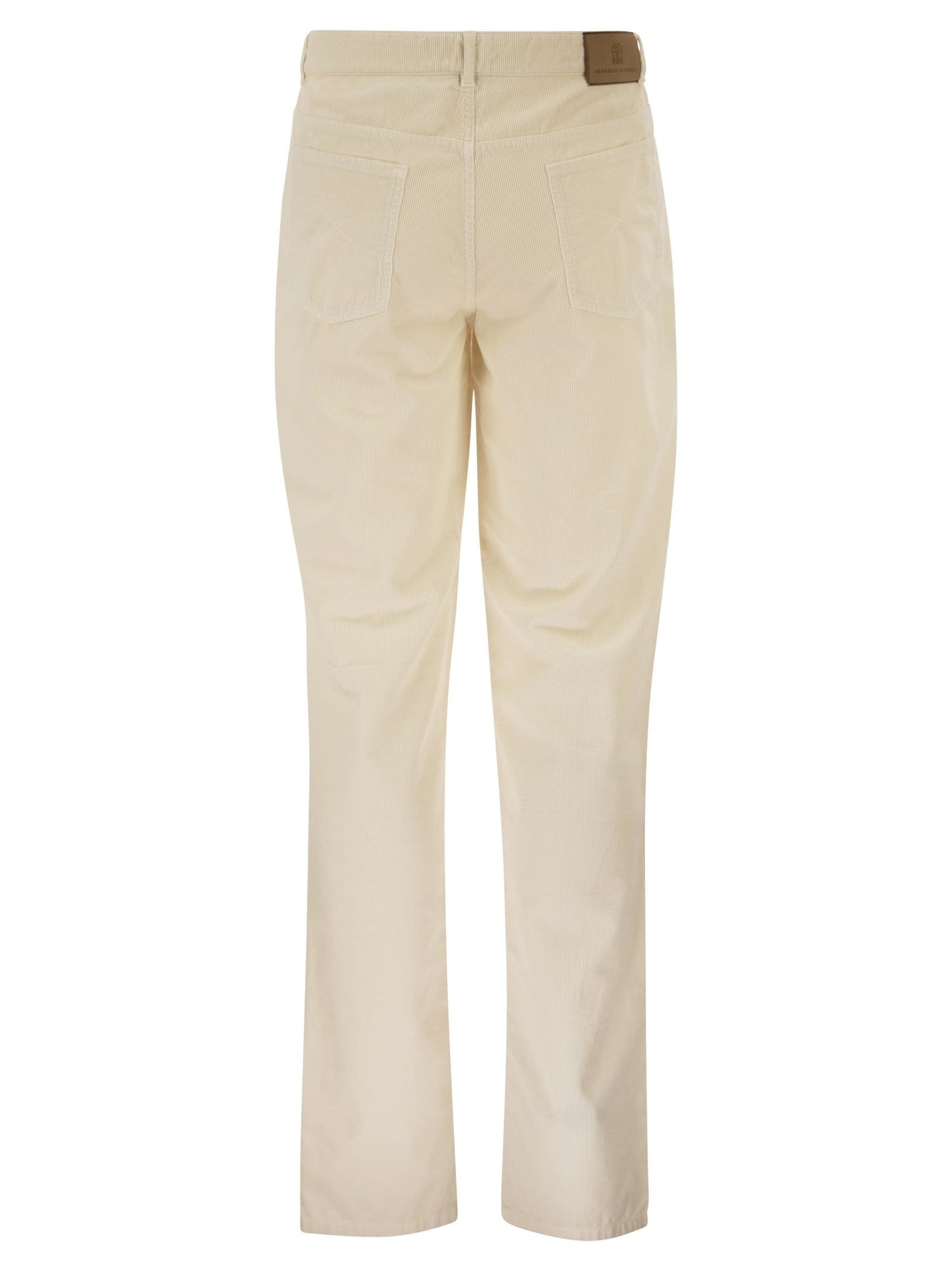 Brunello Cucinelli Men Five-Pocket Cotton Corduroy Trousers BRUNELLO CUCINELLI