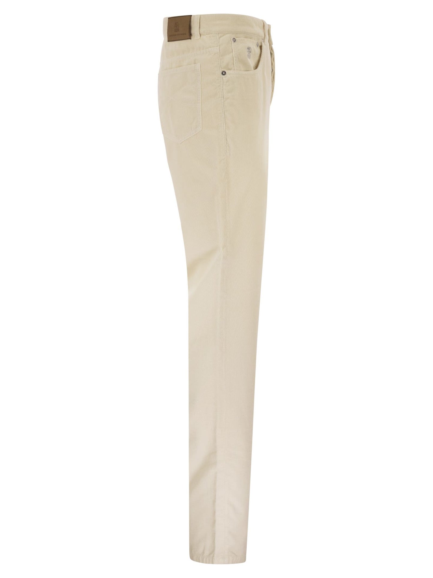 Brunello Cucinelli Men Five-Pocket Cotton Corduroy Trousers BRUNELLO CUCINELLI