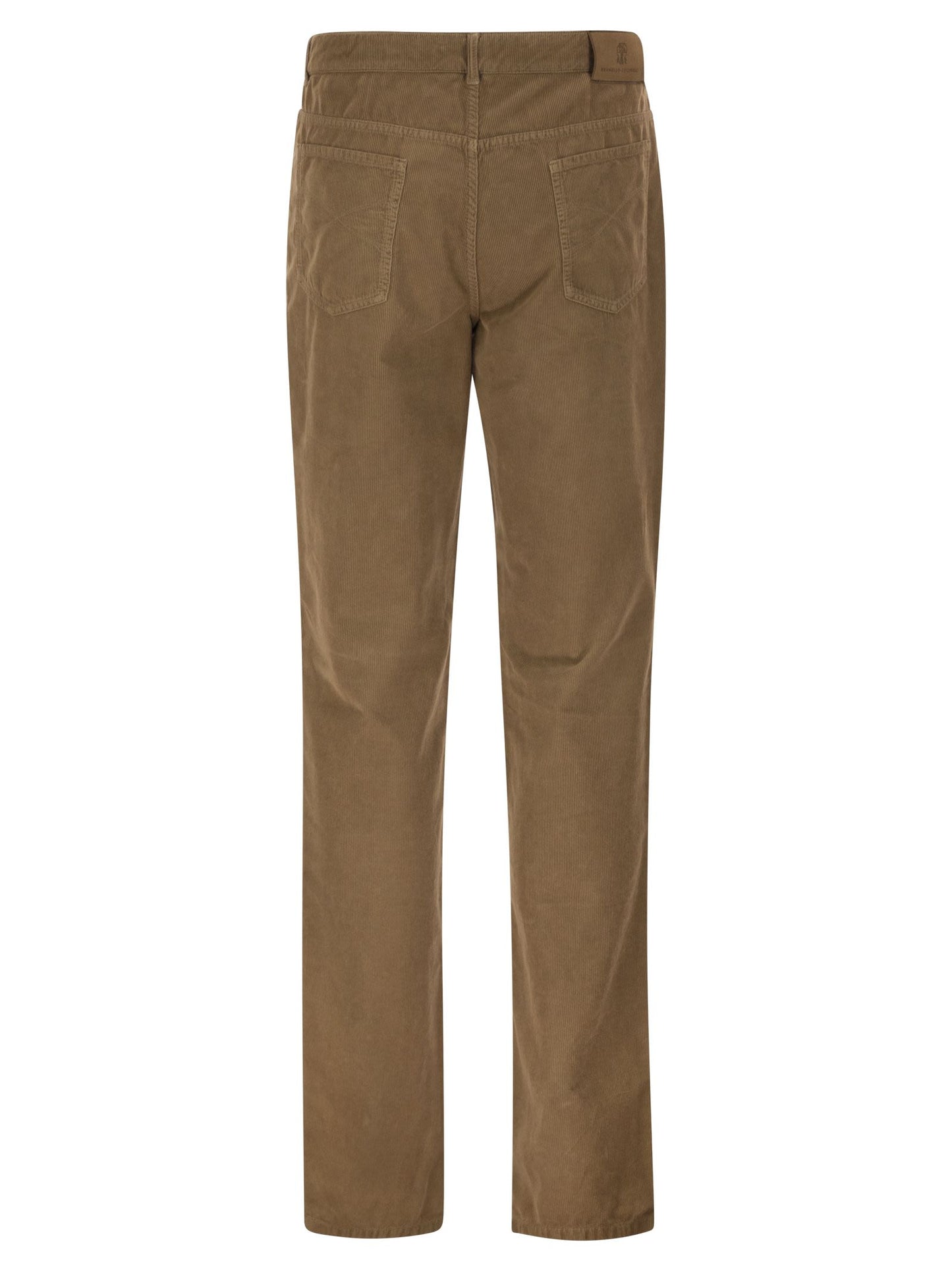 Brunello Cucinelli Men Five-Pocket Cotton Corduroy Trousers BRUNELLO CUCINELLI