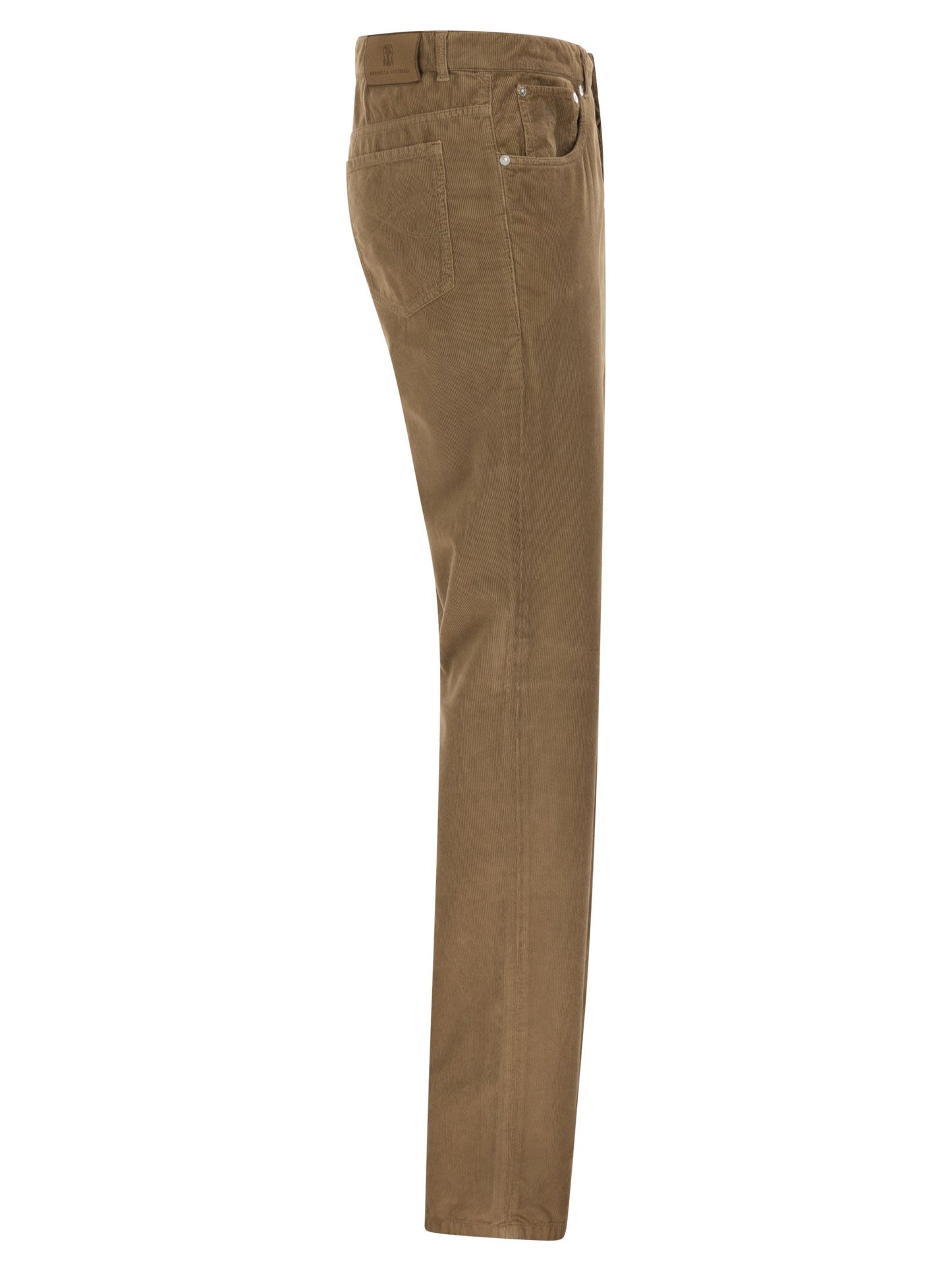 Brunello Cucinelli Men Five-Pocket Cotton Corduroy Trousers BRUNELLO CUCINELLI