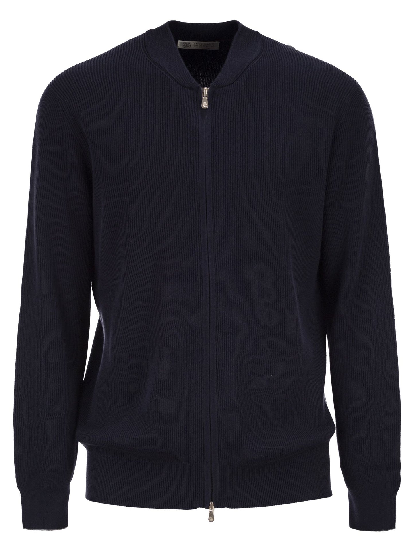 Brunello Cucinelli Men Cotton Cardigan With Zip BRUNELLO CUCINELLI