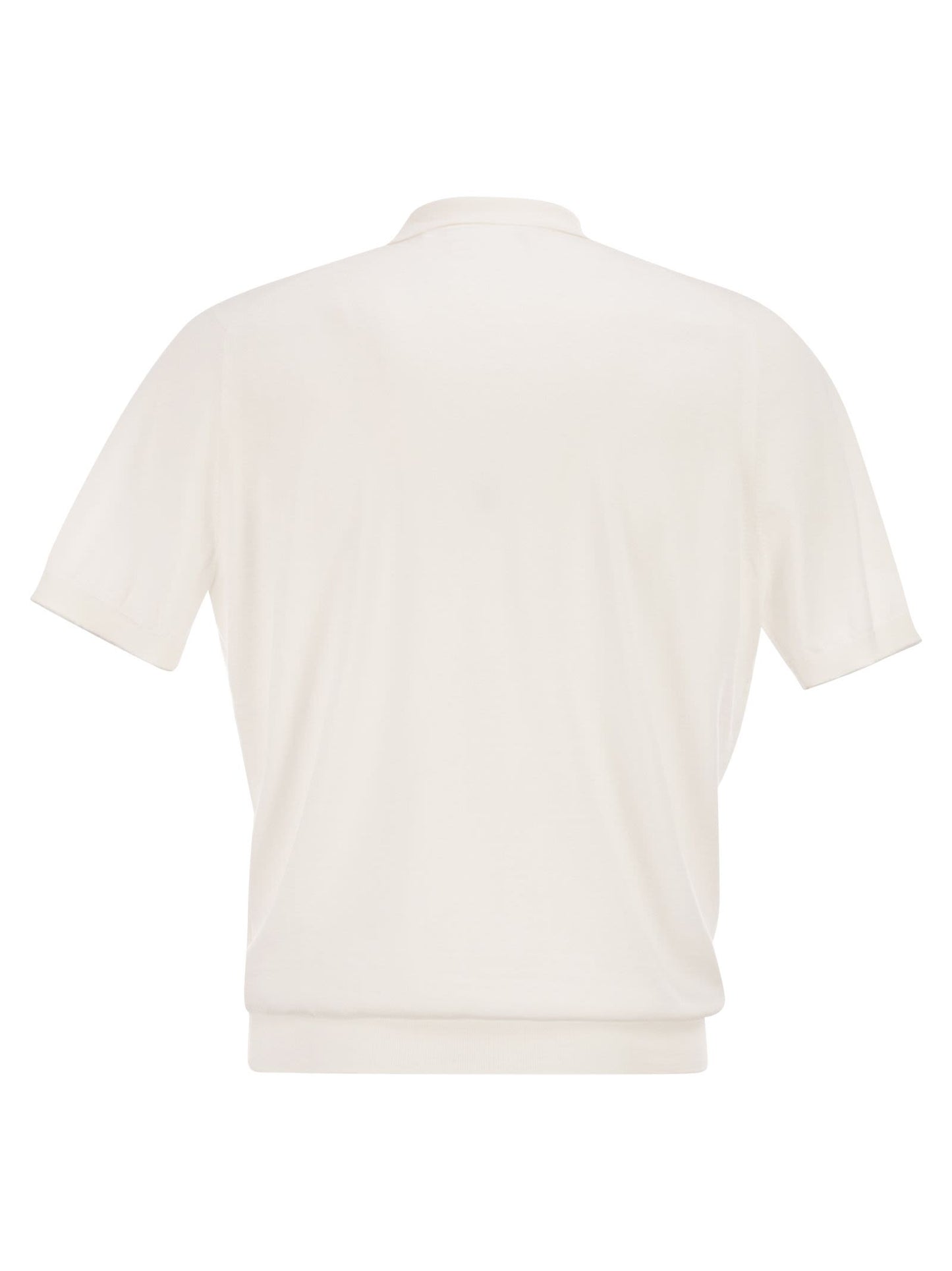 Brunello Cucinelli Men Cotton Polo Style Sweater BRUNELLO CUCINELLI