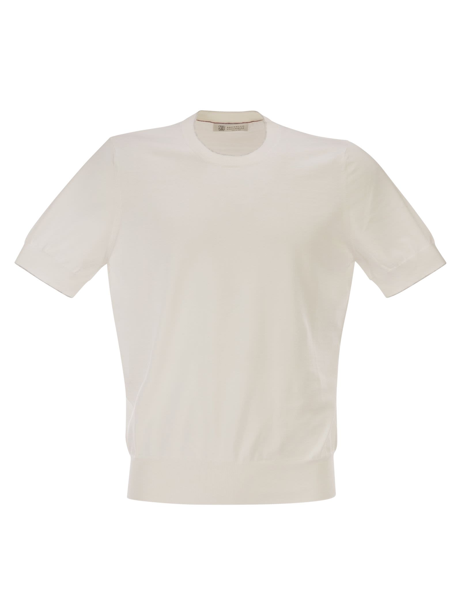Brunello Cucinelli Men Short-Sleeved Cotton Jersey BRUNELLO CUCINELLI