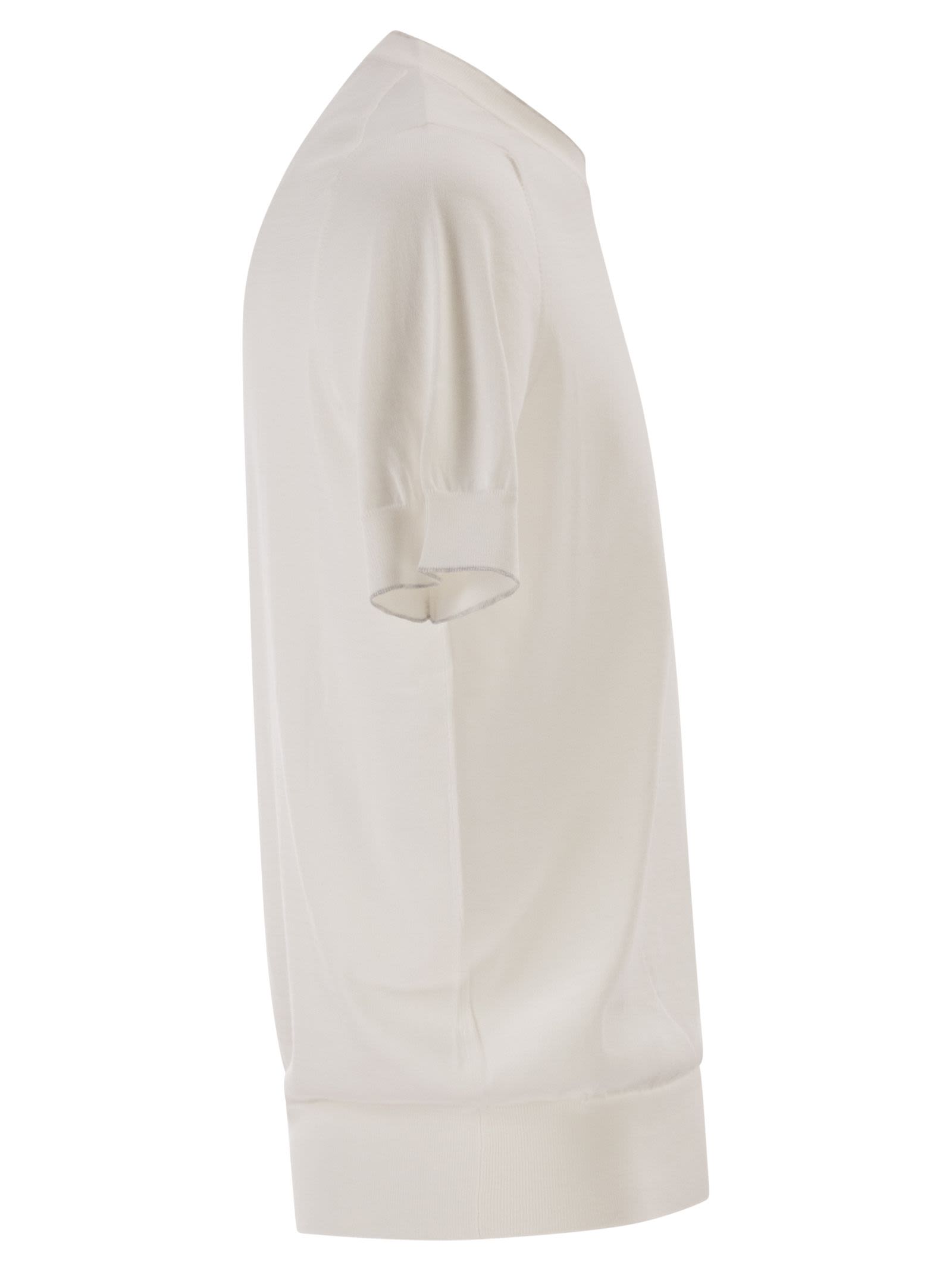 Brunello Cucinelli Men Short-Sleeved Cotton Jersey BRUNELLO CUCINELLI