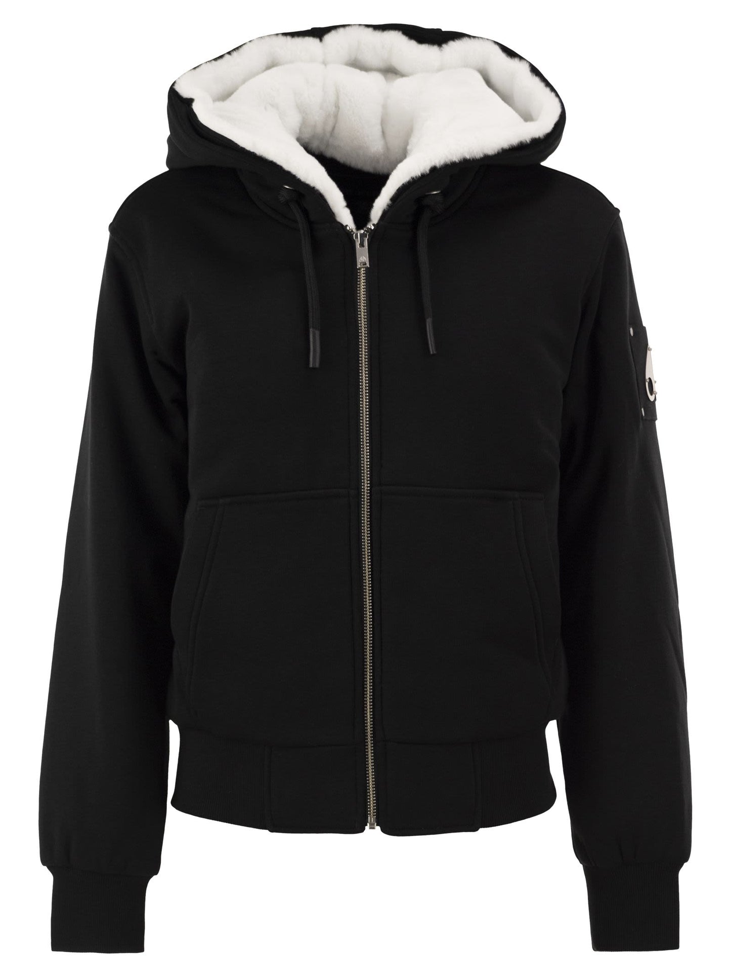 Moose Knuckles Women Classic Bunny - Hooded Sweatshirt With Faux Fur Lining