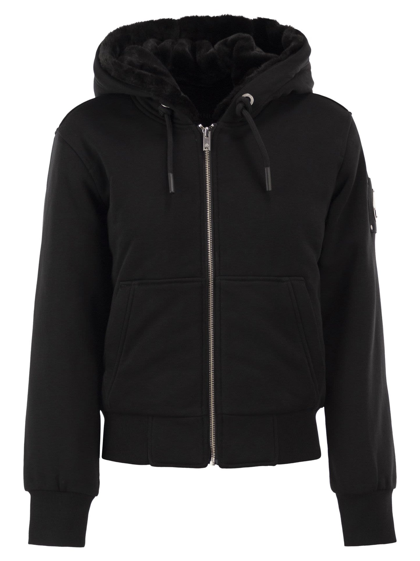 Moose Knuckles Women Classic Bunny - Hooded Sweatshirt With Faux Fur Lining