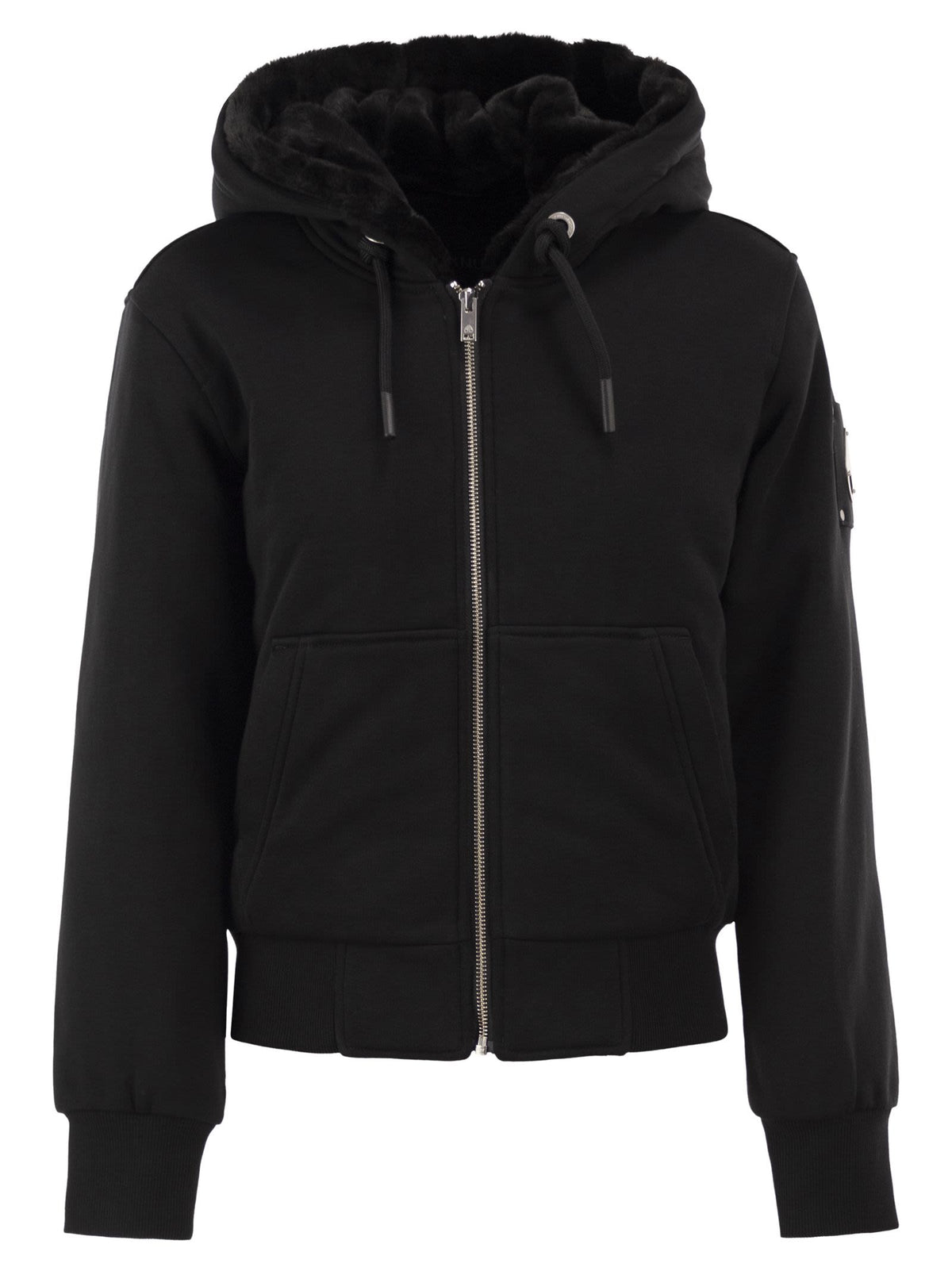 Moose Knuckles Women Classic Bunny - Hooded Sweatshirt With Faux Fur Lining MOOSE KNUCKLES