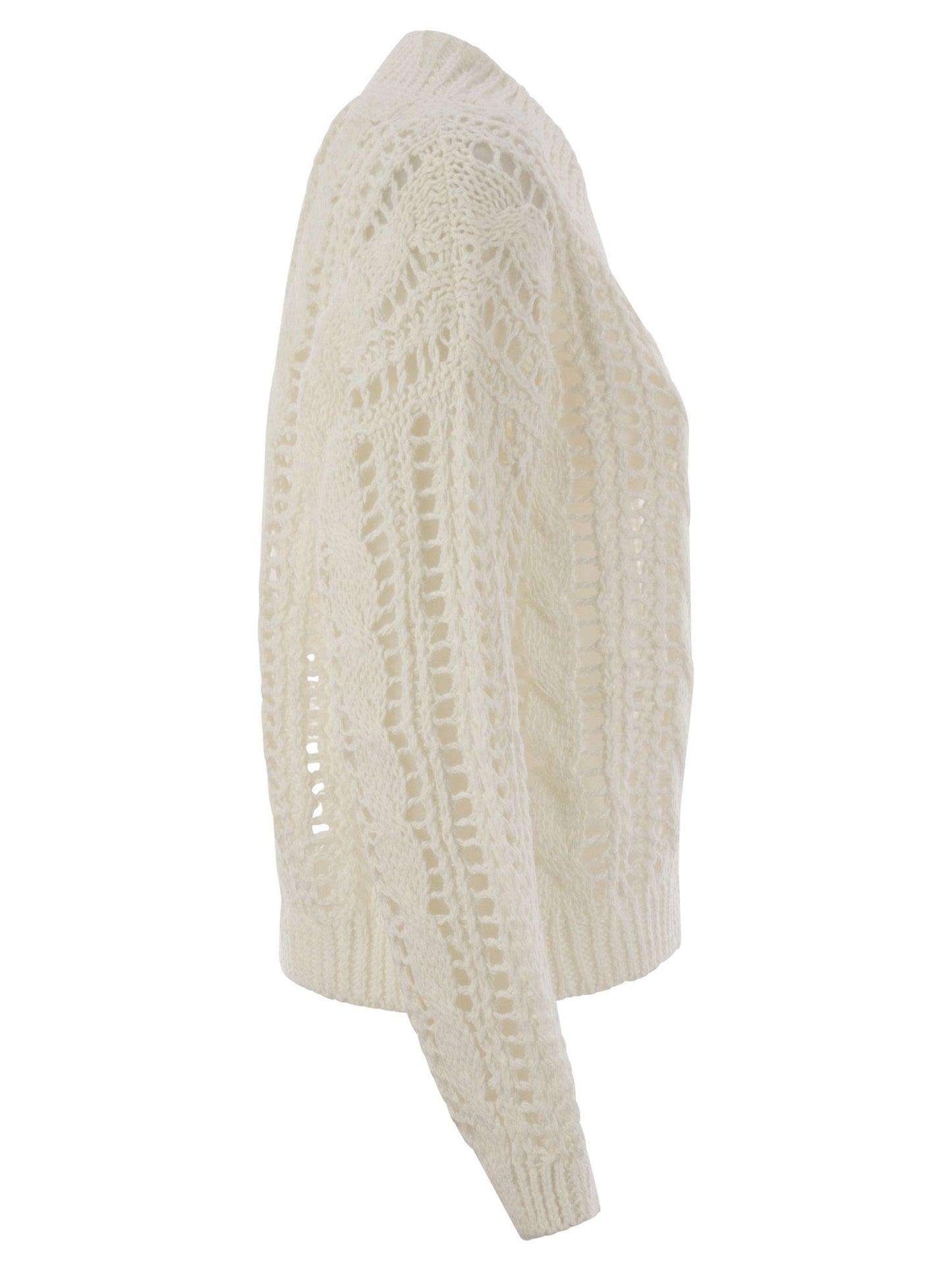 Brunello Cucinelli Women Cable & Mesh Jute And Cotton Jersey BRUNELLO CUCINELLI