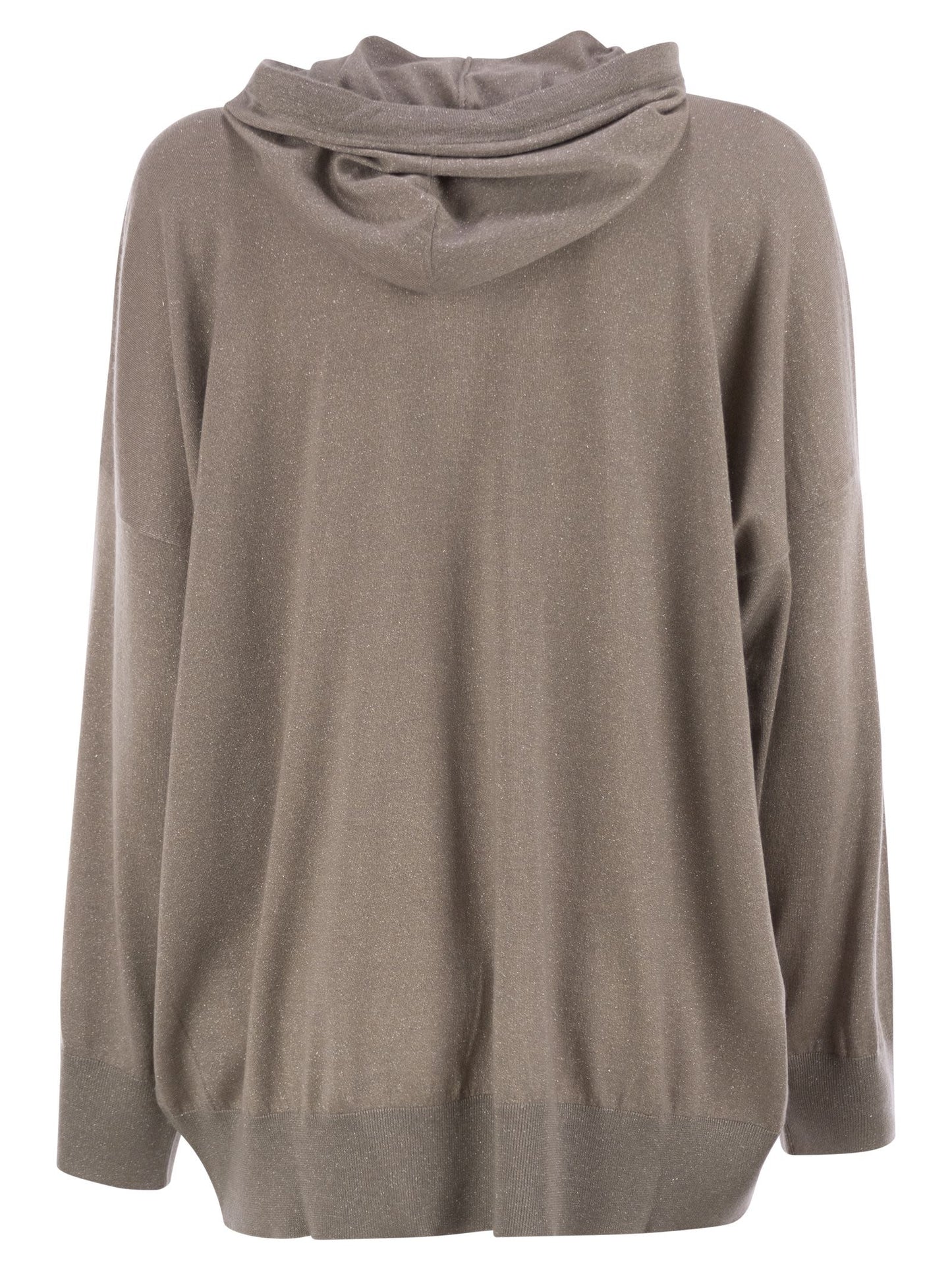 Brunello Cucinelli Women Sparkling Cashmere And Silk Sweatshirt BRUNELLO CUCINELLI