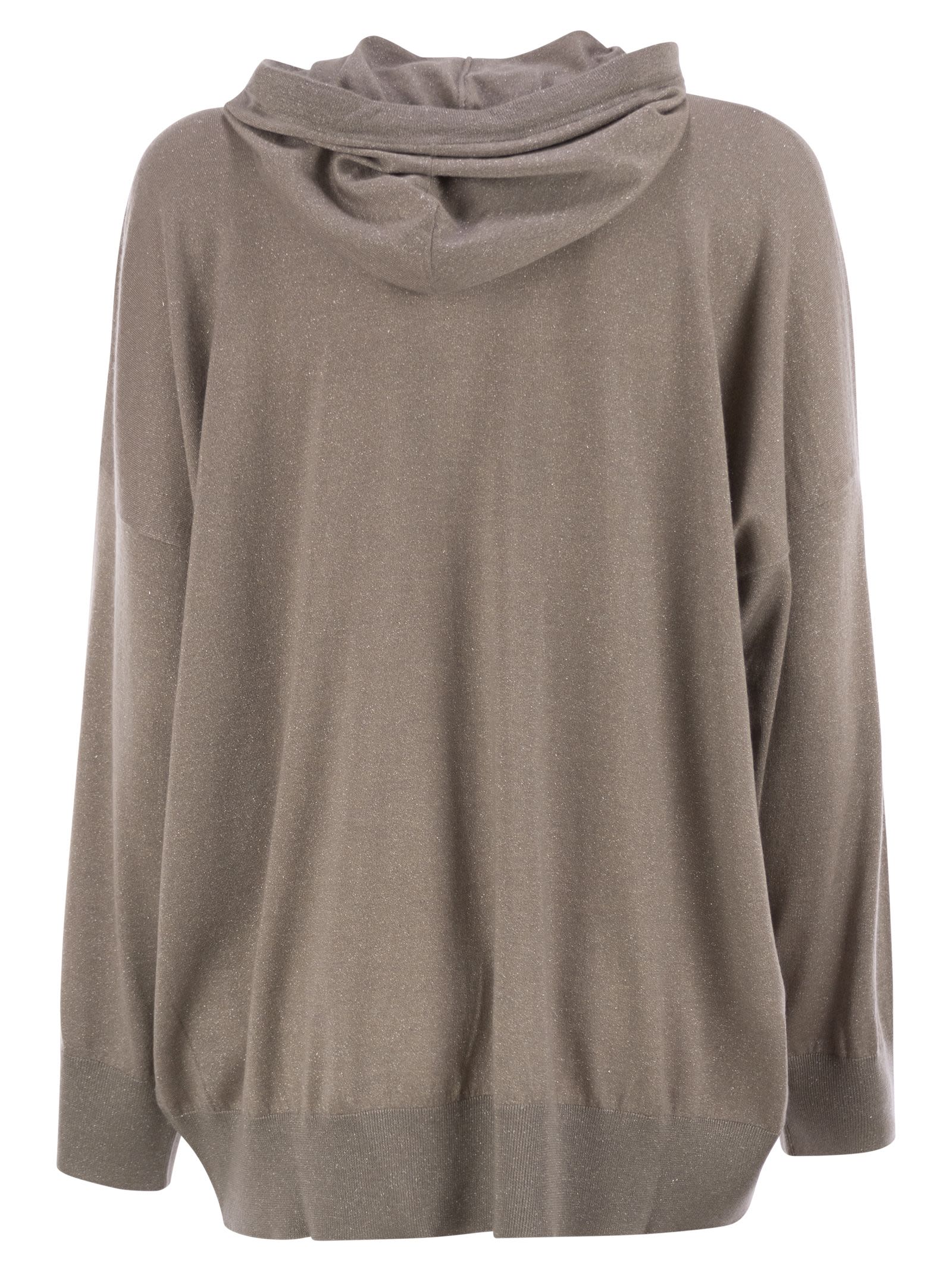 Brunello Cucinelli Women Sparkling Cashmere And Silk Sweatshirt BRUNELLO CUCINELLI