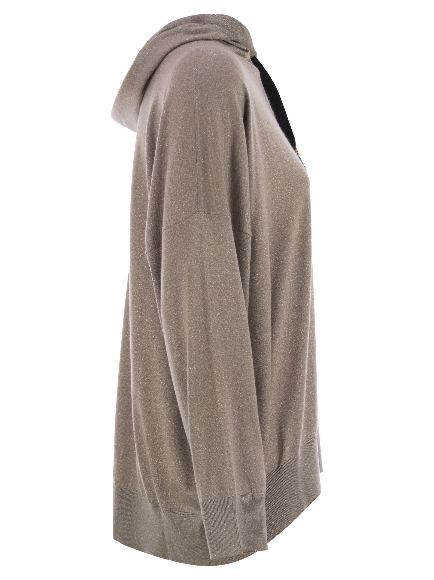 Brunello Cucinelli Women Sparkling Cashmere And Silk Sweatshirt BRUNELLO CUCINELLI