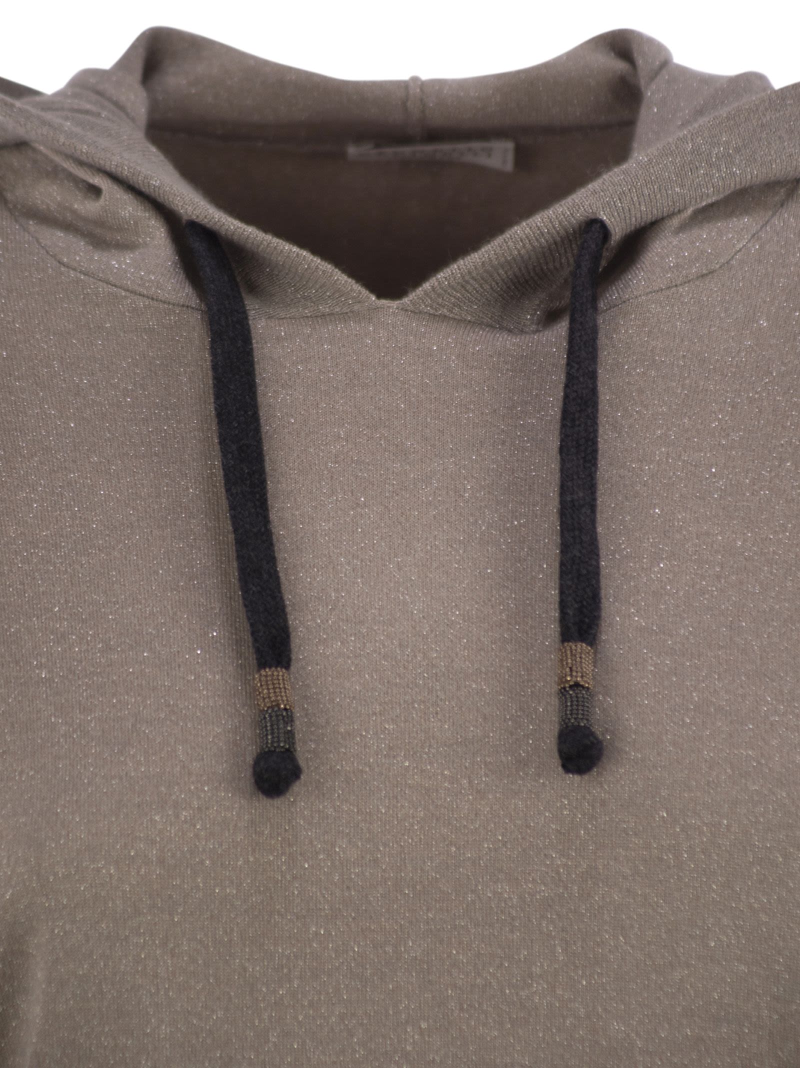 Brunello Cucinelli Women Sparkling Cashmere And Silk Sweatshirt BRUNELLO CUCINELLI