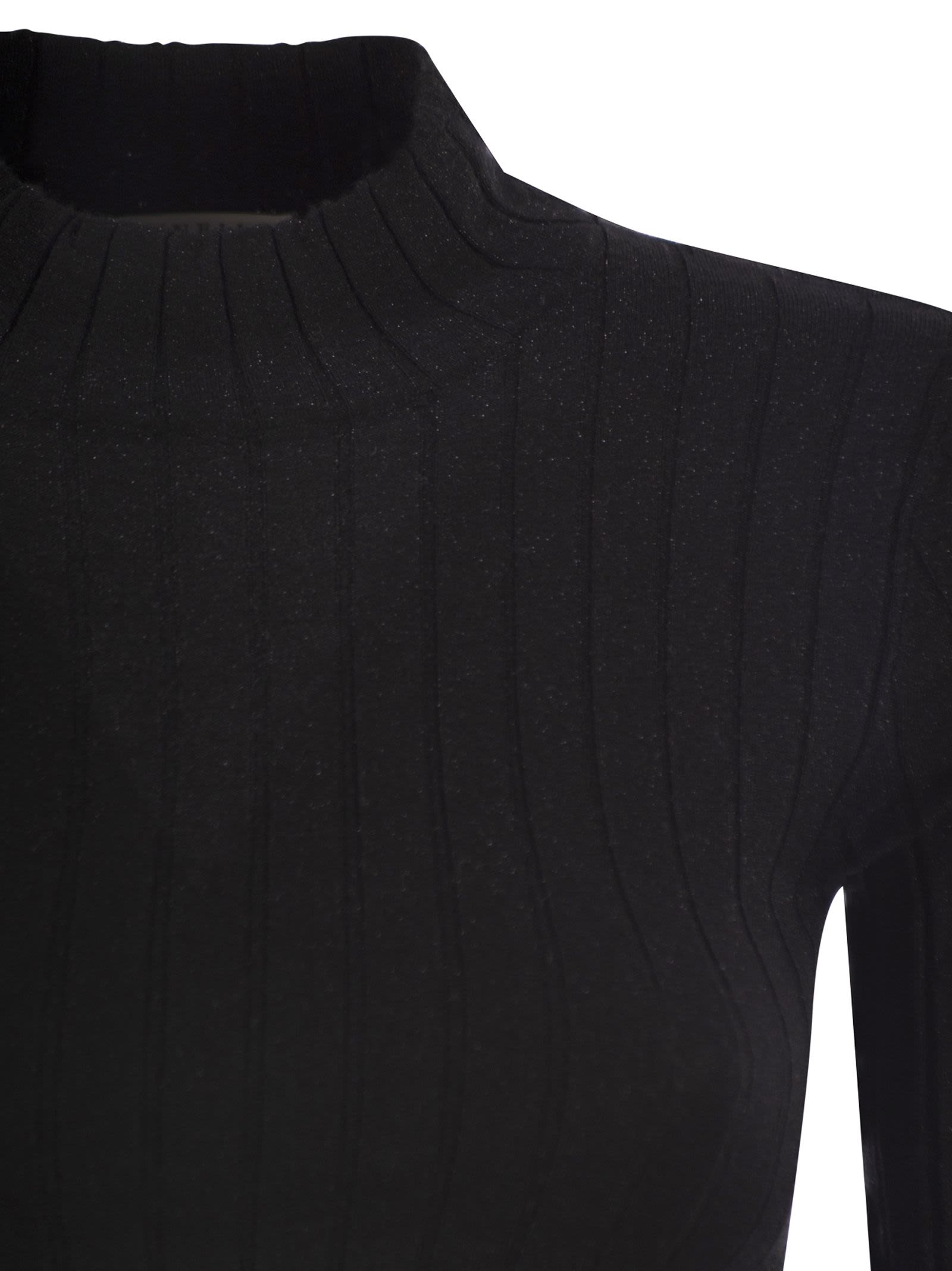Brunello Cucinelli Women Lightweight Cashmere And Silk Broad Rib Sweater BRUNELLO CUCINELLI