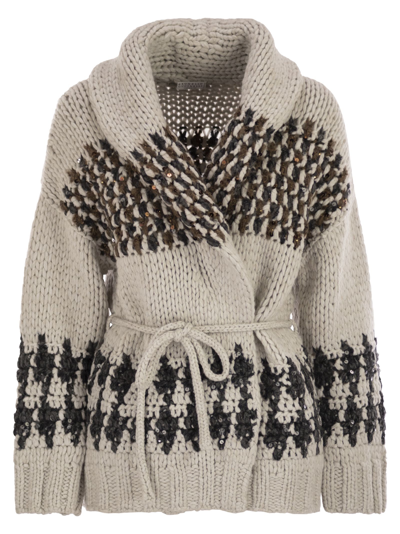 Brunello Cucinelli Women Handmade Opera Cardigan With Belt BRUNELLO CUCINELLI