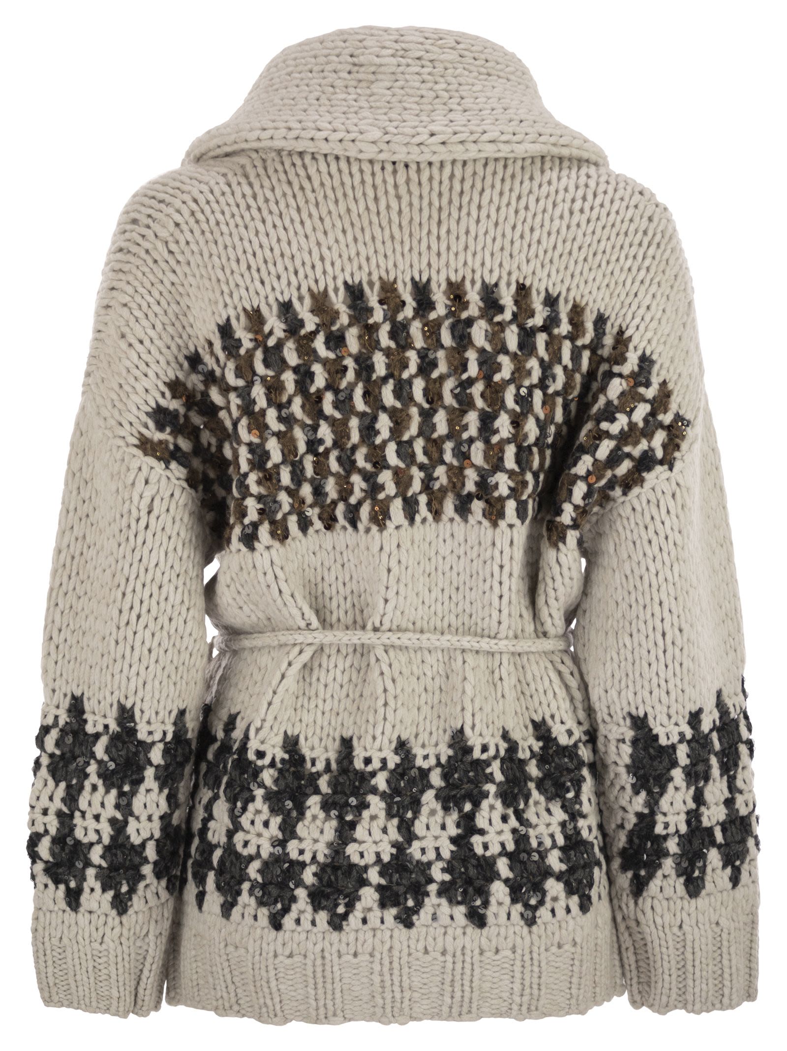 Brunello Cucinelli Women Handmade Opera Cardigan With Belt BRUNELLO CUCINELLI