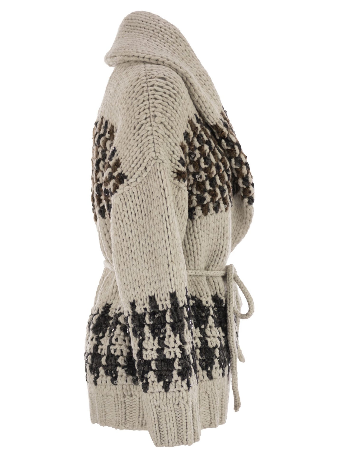 Brunello Cucinelli Women Handmade Opera Cardigan With Belt BRUNELLO CUCINELLI