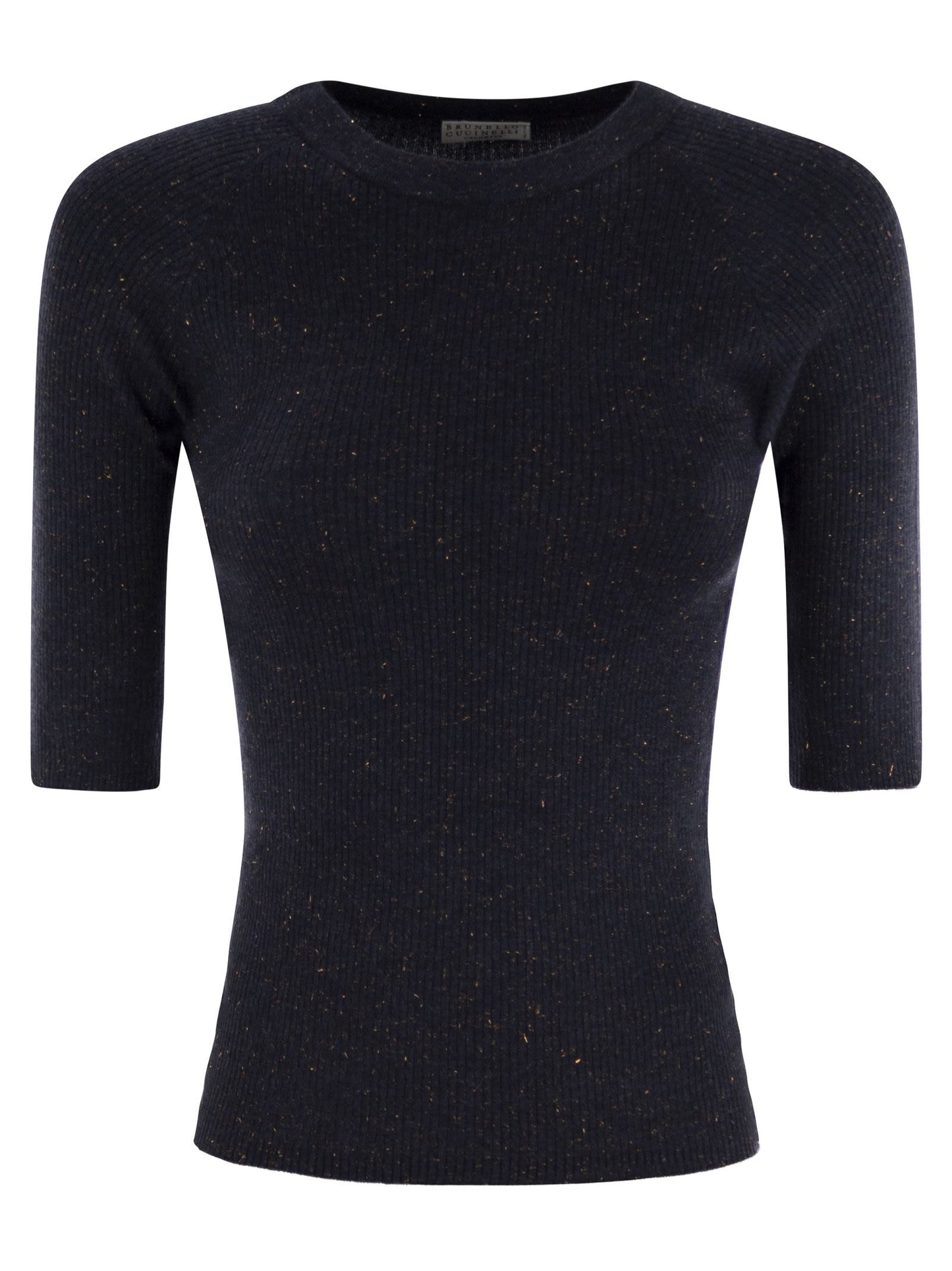Brunello Cucinelli Women Sparkling Ribbed Cashmere Sweater BRUNELLO CUCINELLI