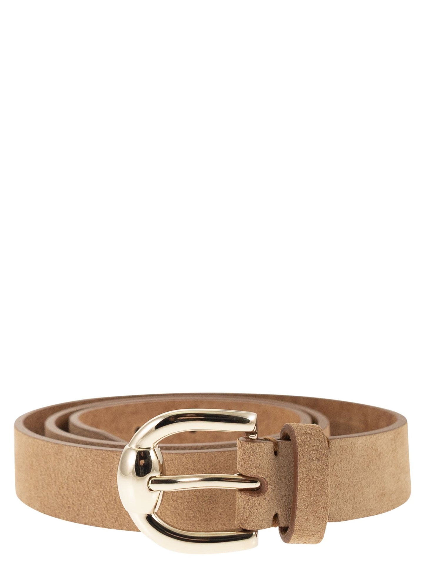 Brunello Cucinelli Men Reversed Leather Belt BRUNELLO CUCINELLI