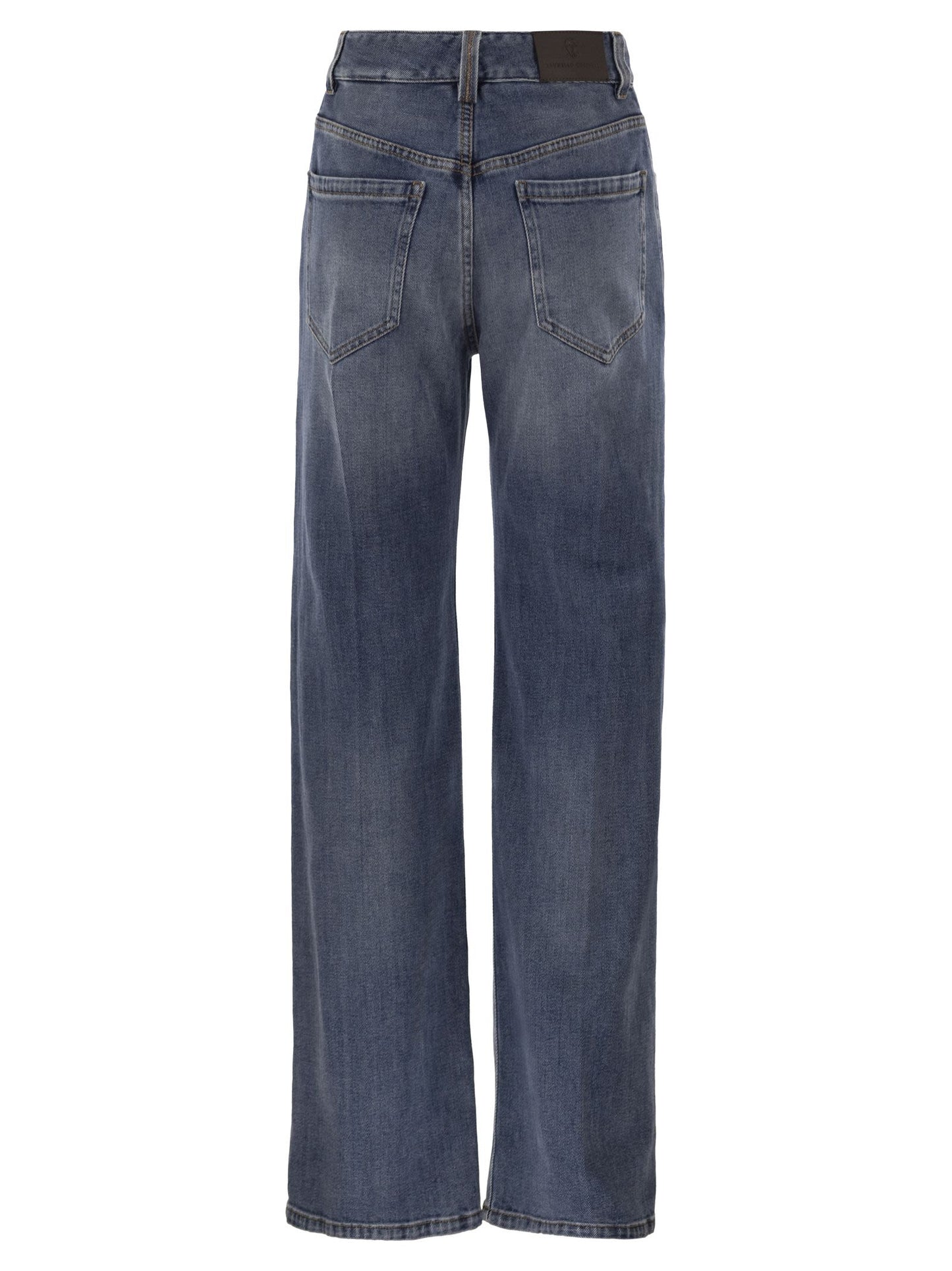 Brunello Cucinelli Women Wide-Leg Stretch Denim Jeans