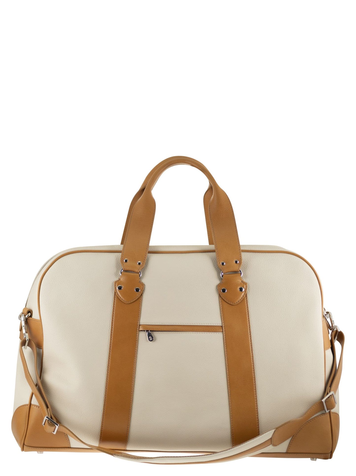 Brunello Cucinelli Men Street Bag In Grained Calfskin And Cowhide Leather BRUNELLO CUCINELLI