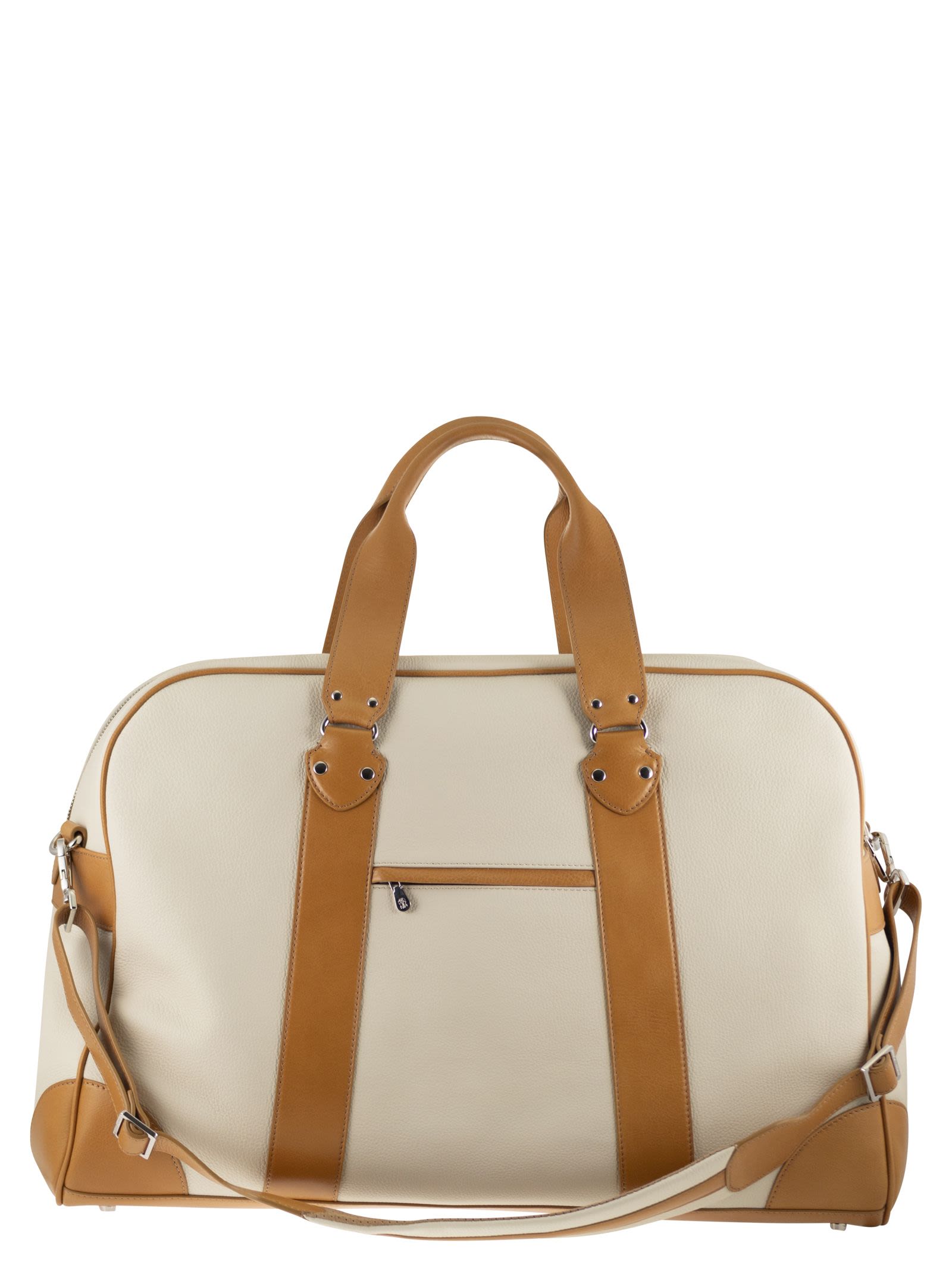 Brunello Cucinelli Men Street Bag In Grained Calfskin And Cowhide Leather BRUNELLO CUCINELLI