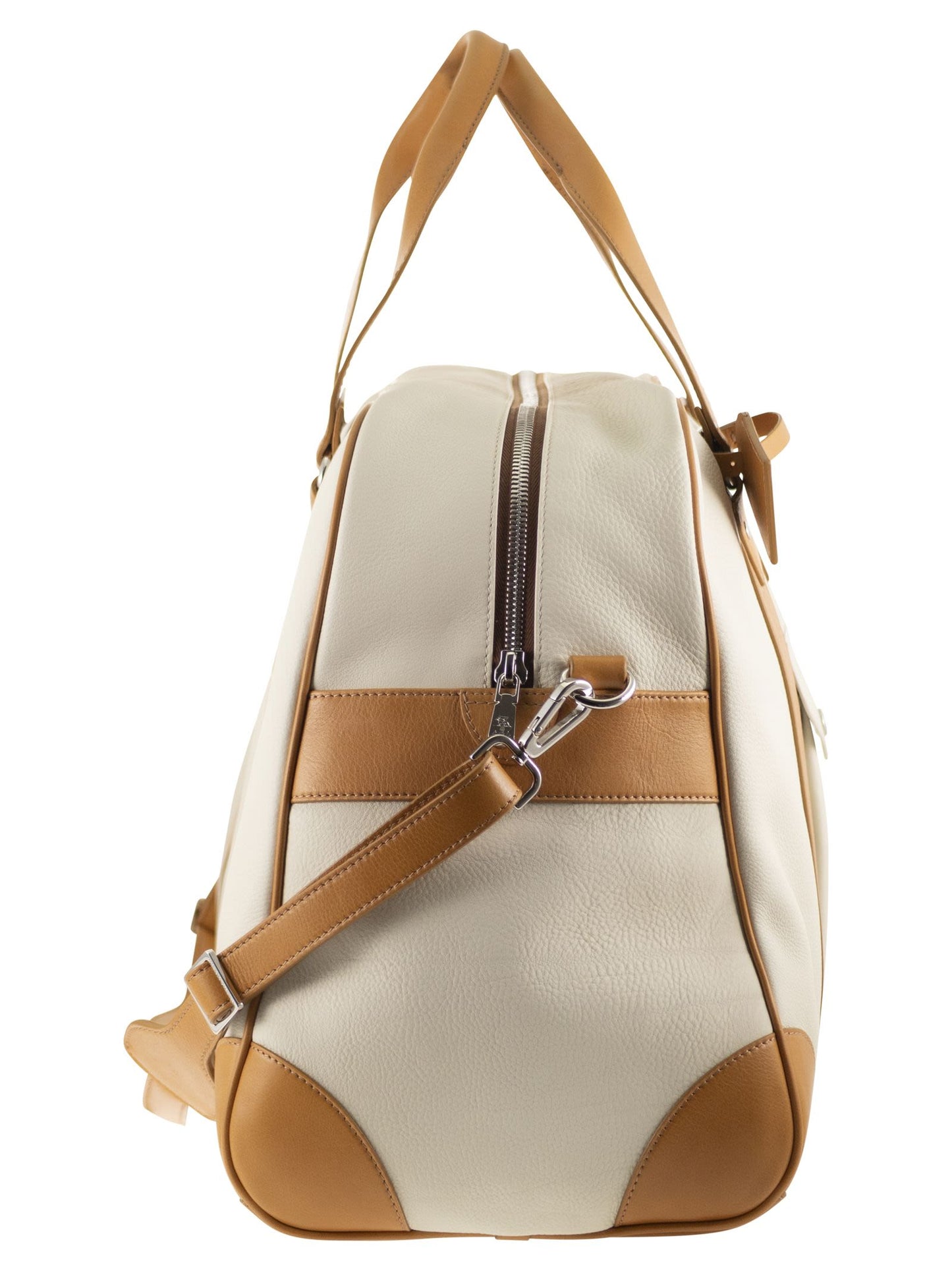 Brunello Cucinelli Men Street Bag In Grained Calfskin And Cowhide Leather BRUNELLO CUCINELLI
