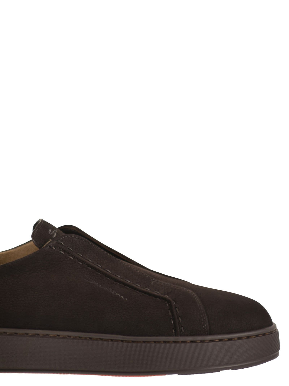 Santoni Men Victoryl26 - Soft Leather Slip-On Trainers SANTONI