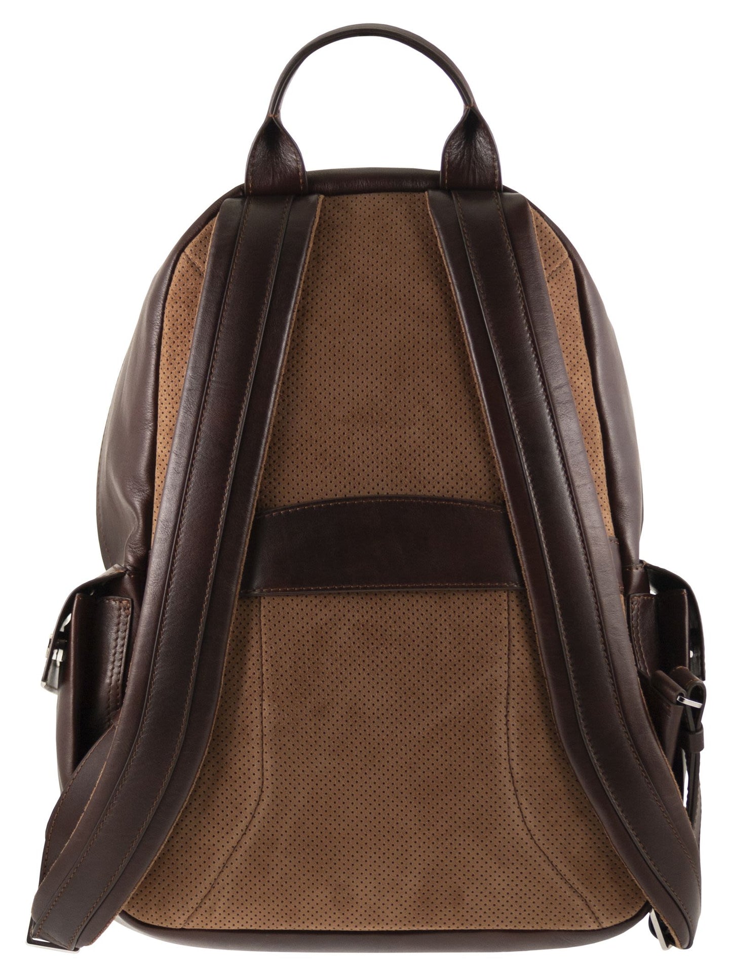 Brunello Cucinelli Men Travel Backpack In Calfskin BRUNELLO CUCINELLI
