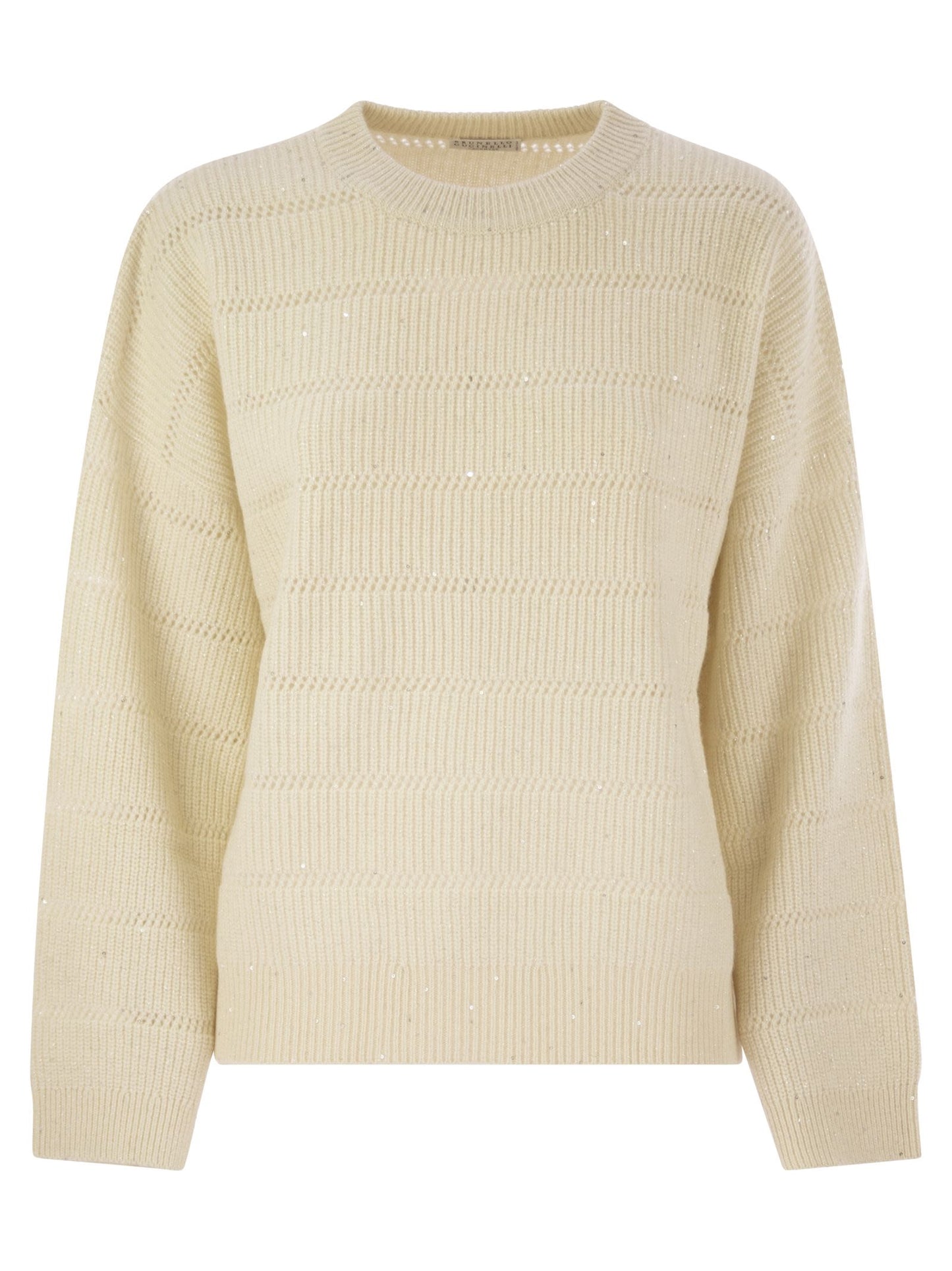 Brunello Cucinelli Women Cashmere And Wool Crew-Neck Sweater BRUNELLO CUCINELLI