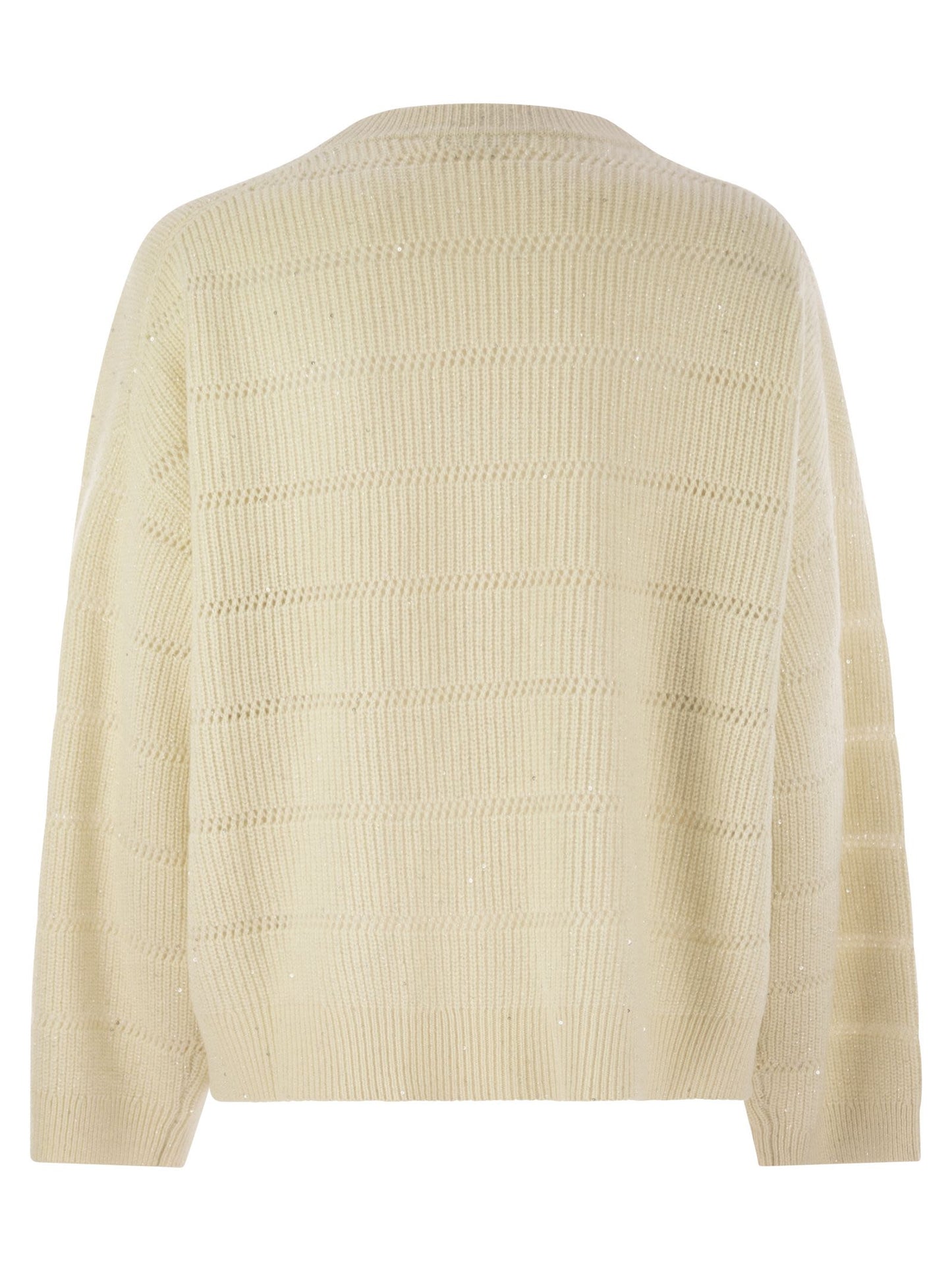 Brunello Cucinelli Women Cashmere And Wool Crew-Neck Sweater BRUNELLO CUCINELLI