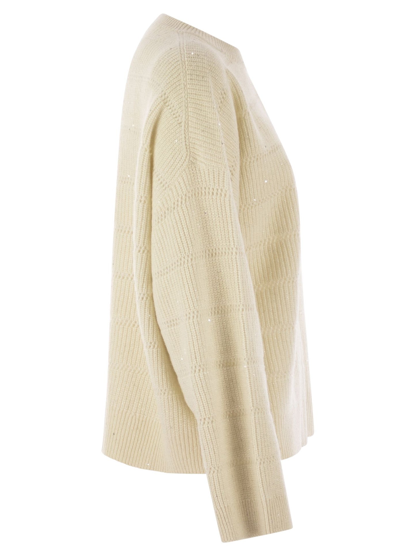 Brunello Cucinelli Women Cashmere And Wool Crew-Neck Sweater BRUNELLO CUCINELLI