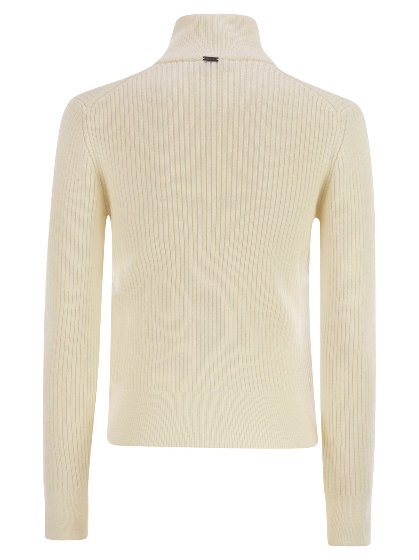 Herno Women Wool Ribbed Cardigan HERNO