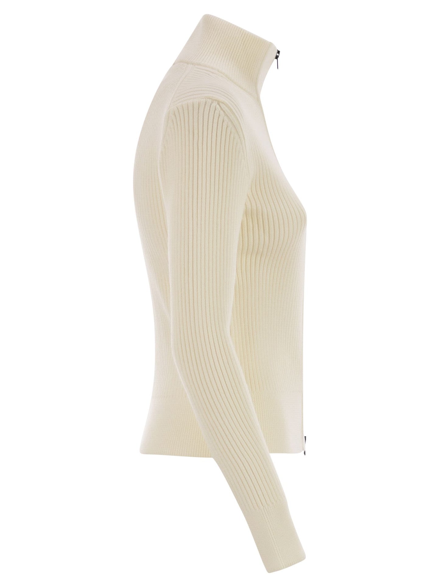 Herno Women Wool Ribbed Cardigan HERNO