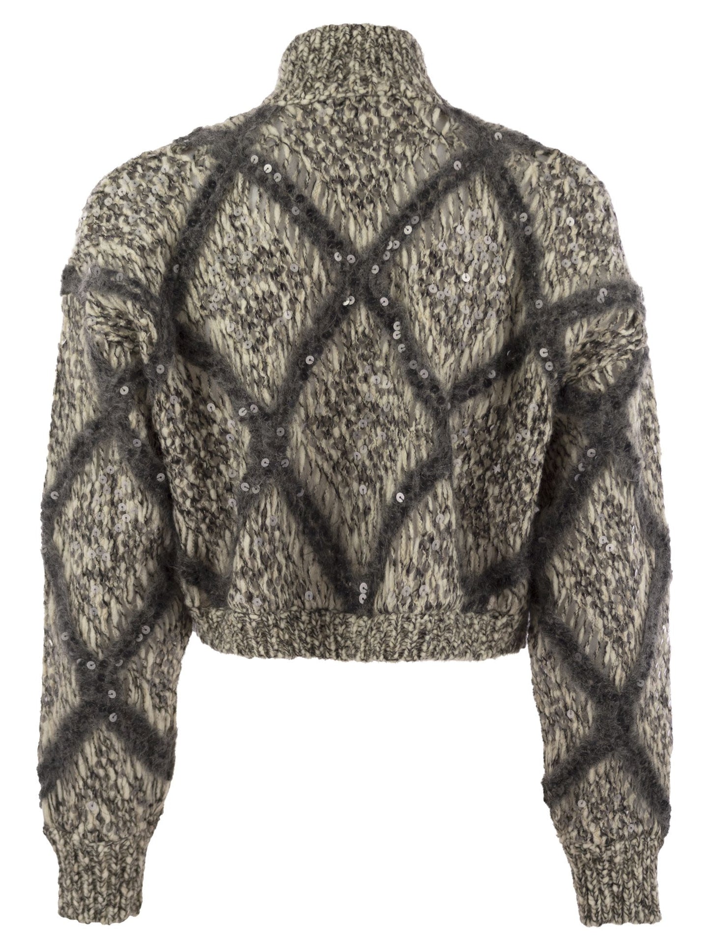 Brunello Cucinelli Women Knitted Wool-Blend Cardigan