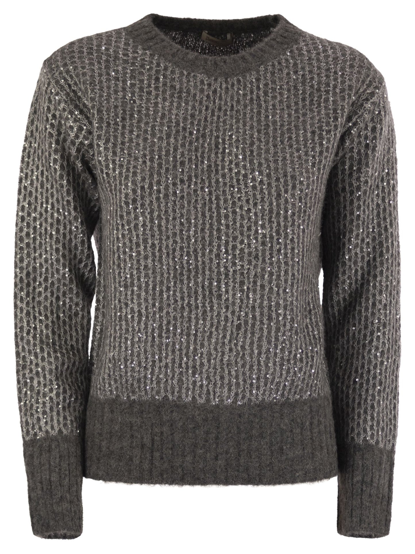 Herno Women Alpaca And Wool Crewneck Sweater