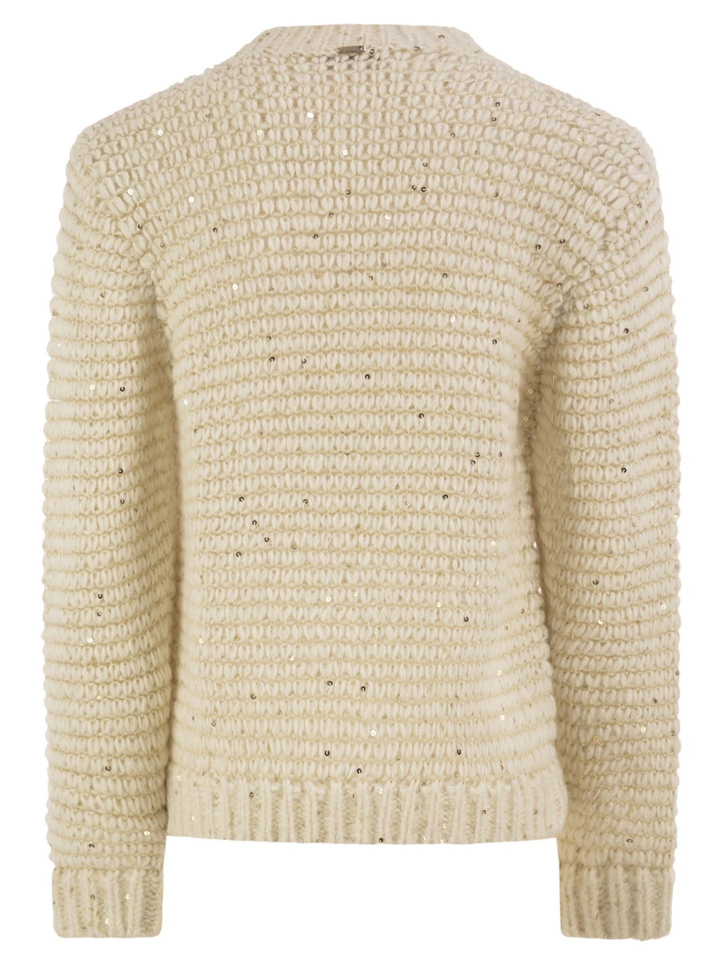 Herno Women Alpaca-Blend Jumper With Sequins HERNO