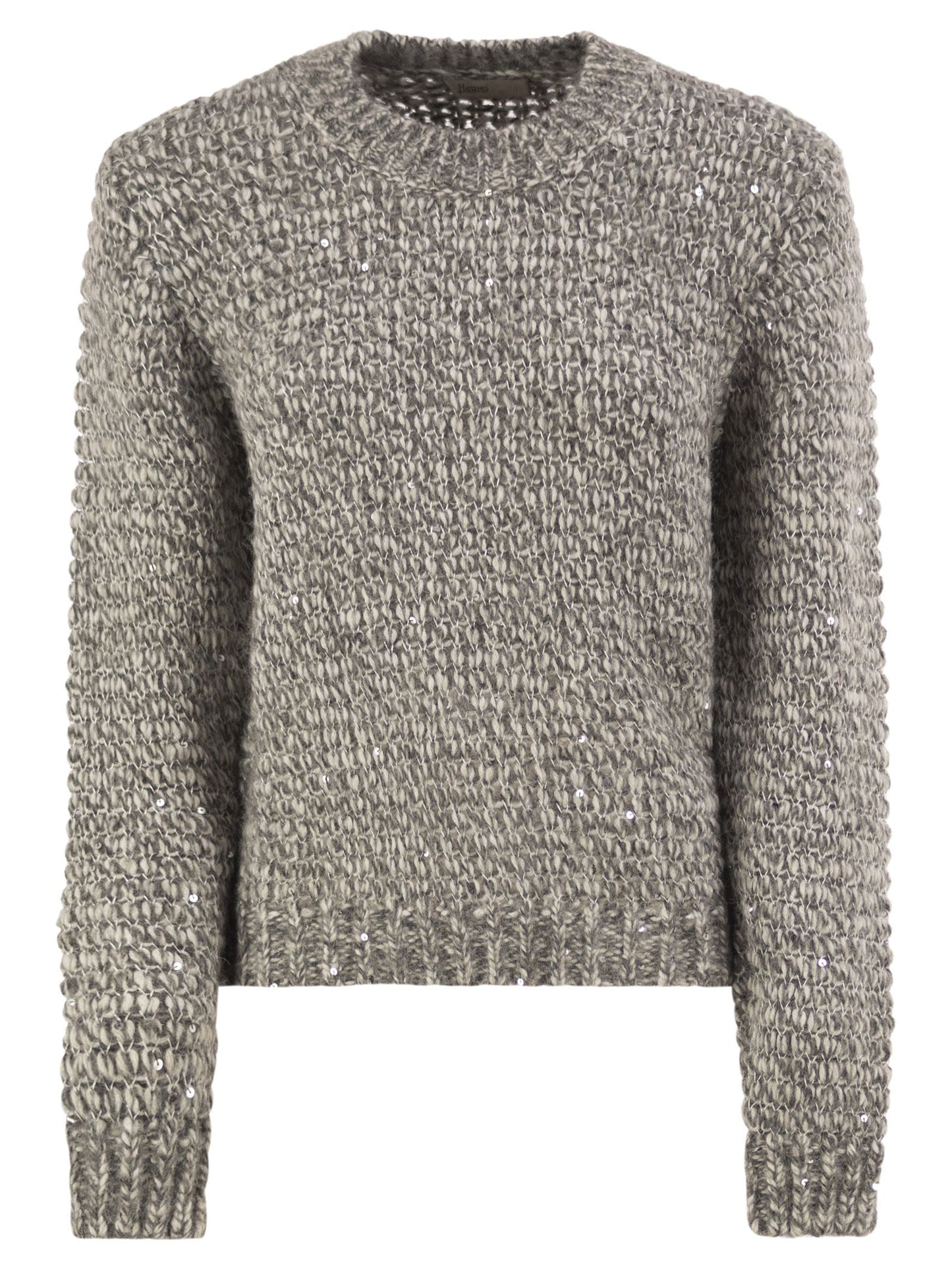 Herno Women Alpaca-Blend Jumper With Sequins HERNO