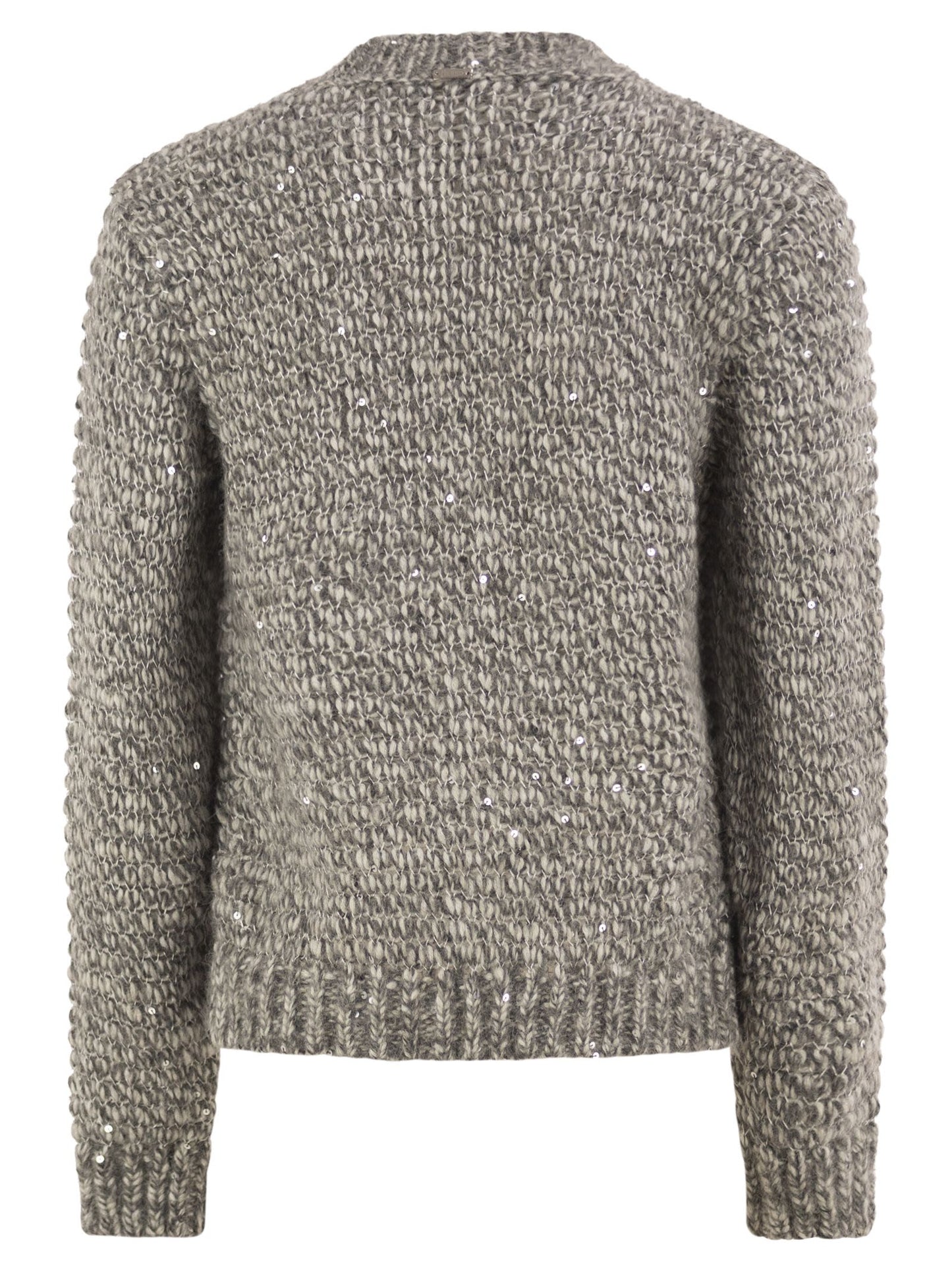 Herno Women Alpaca-Blend Jumper With Sequins HERNO