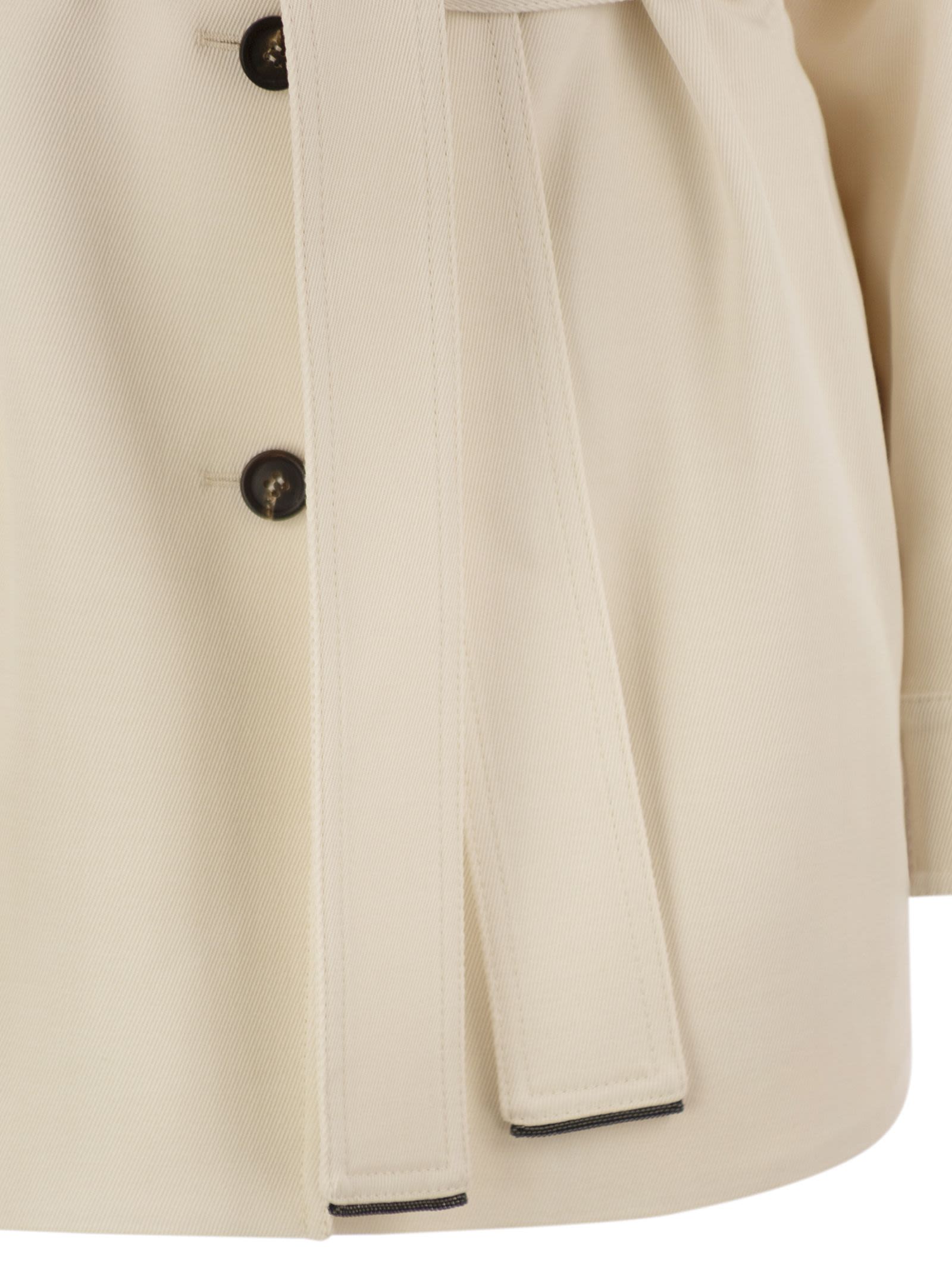 Brunello Cucinelli Women Viscose And Wool Safari Jacket BRUNELLO CUCINELLI